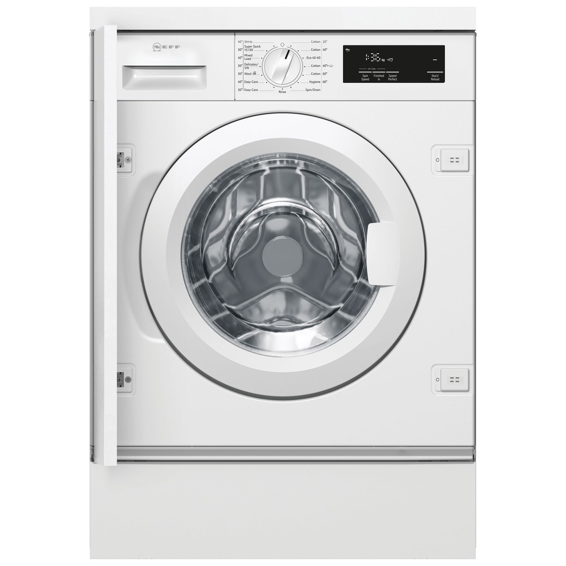 Neff W543BX2GB Integrated 8kg 1400 Spin Washing Machine C Rated Speed