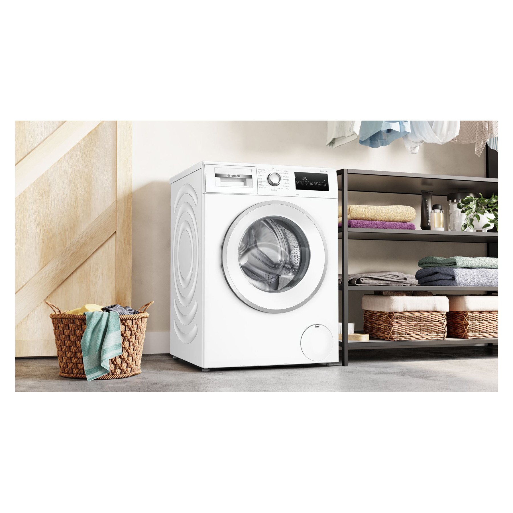 Bosch WAN28254GB Series 4 8kg 1400 Spin Washing Machine in White A Rat, photo 4
