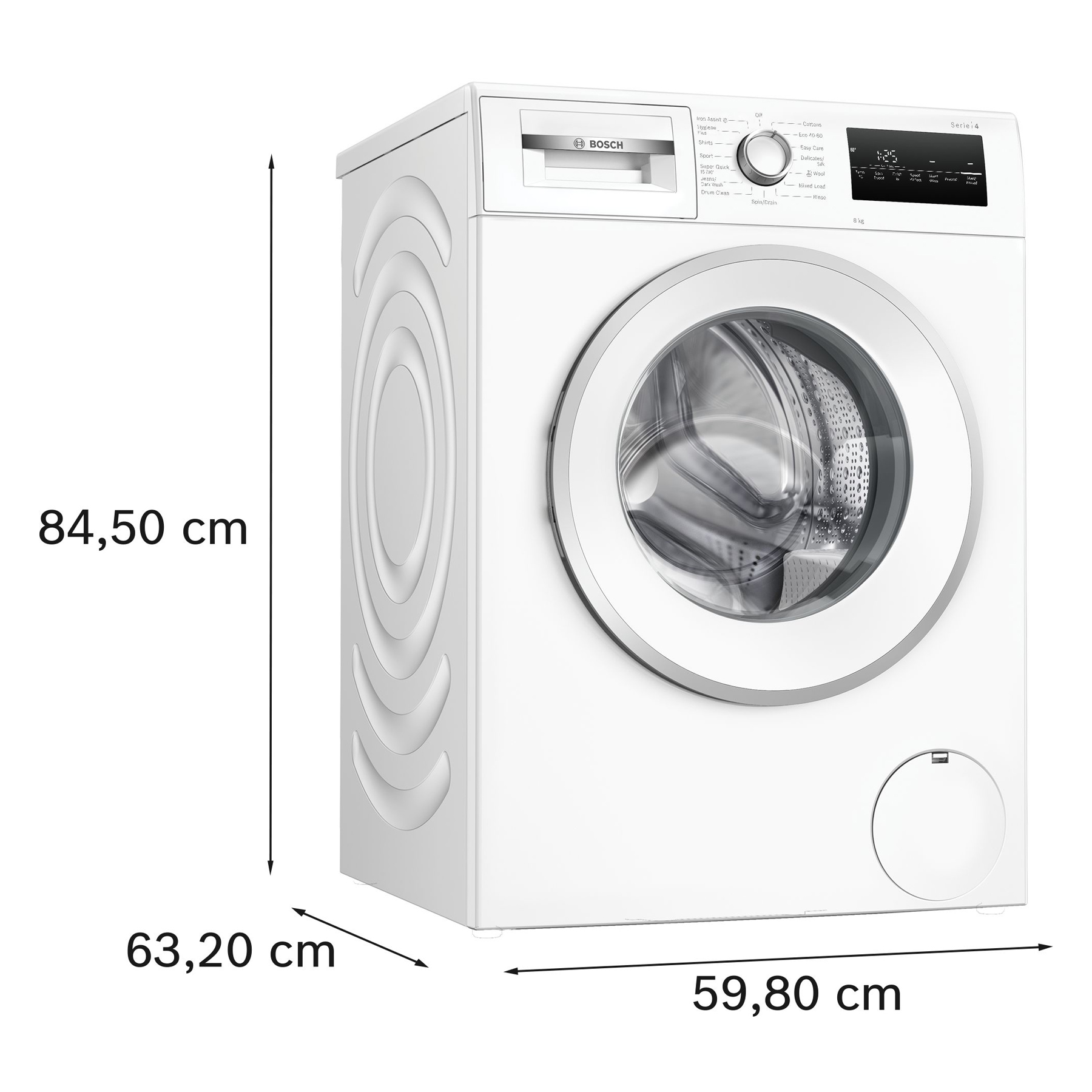 Bosch WAN28254GB Series 4 8kg 1400 Spin Washing Machine in White A Rat, photo 5