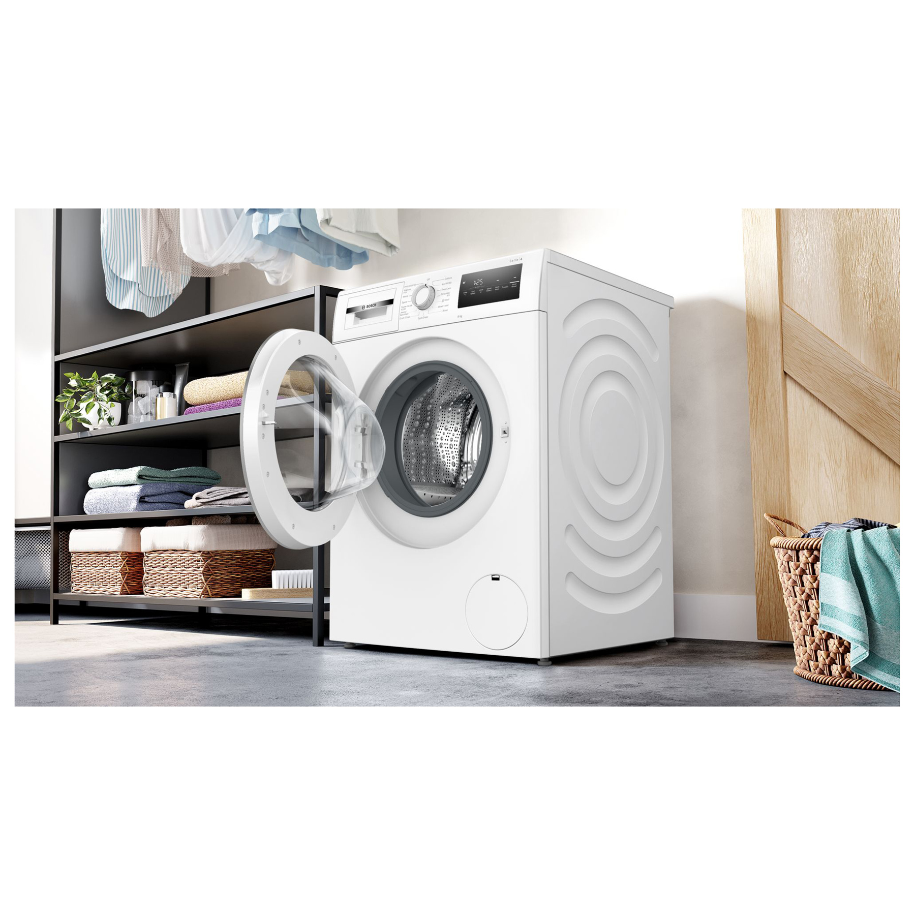 Bosch WAN28255GB Series 4 9kg 1400 Spin Washing Machine in White A Rat, photo 5