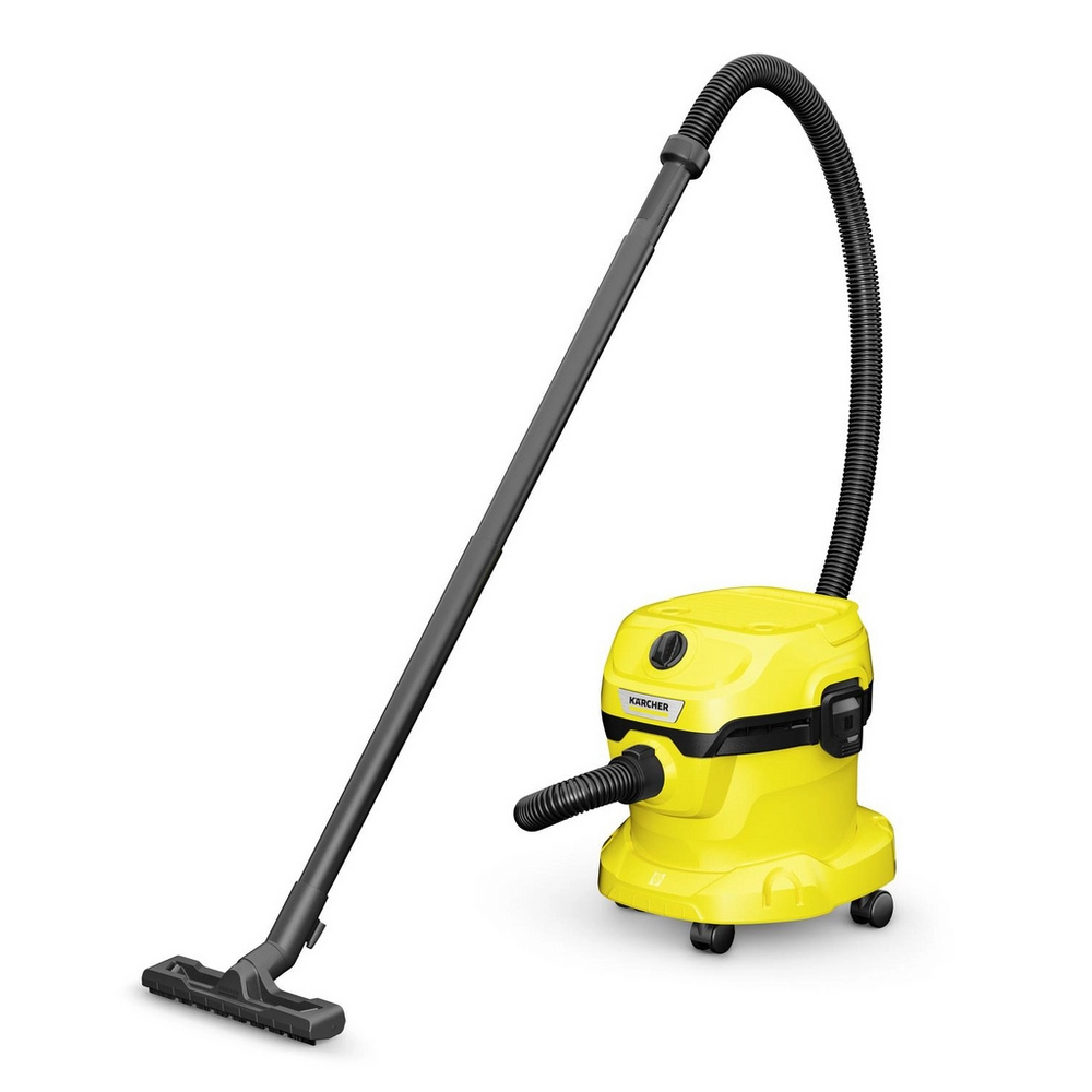 Karcher WD2PLUS Wet Dry Vacuum Cleaner Yellow 1000W Blow Function