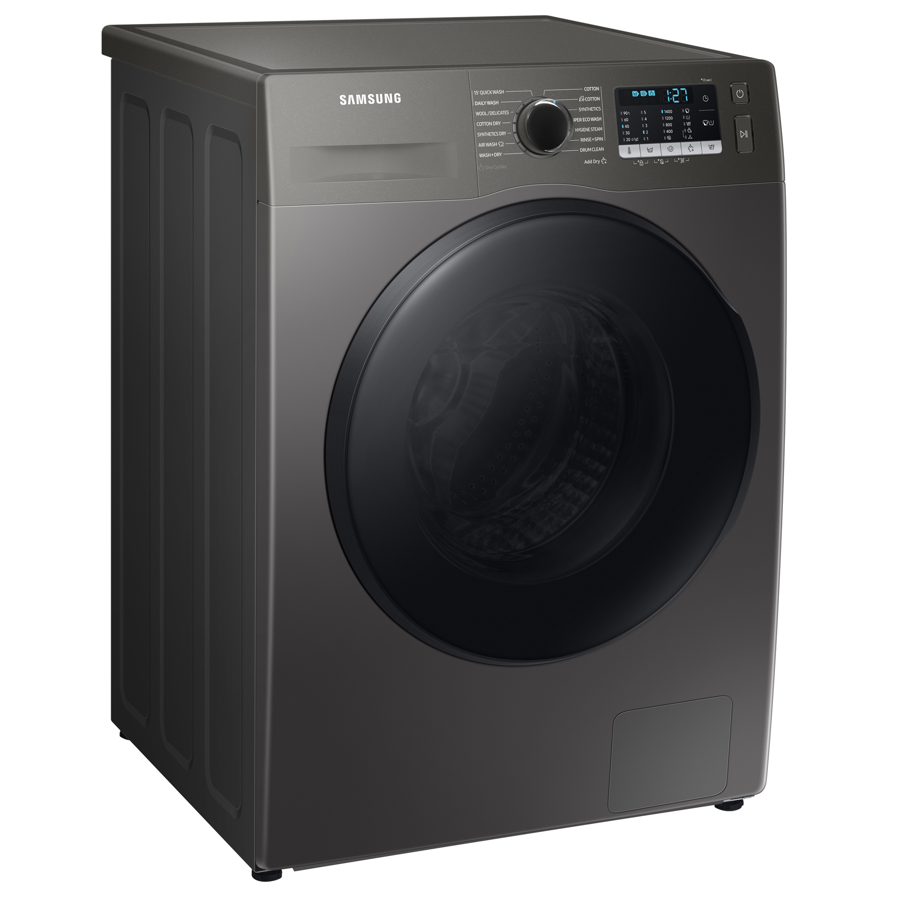 Samsung Series 5 ecobubble™ WD80TA046BX/EU 8KG / 5KG Washer Dryer, GRAPHITE