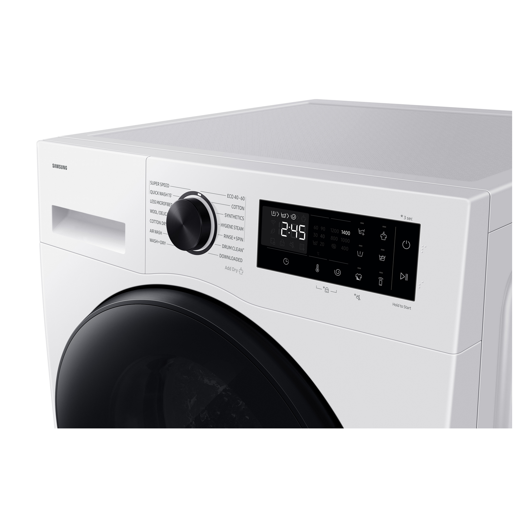 Samsung WD90HG5U34BE Series 5 Washer Dryer in White 1400 Spin 9kg 6kg, photo 3