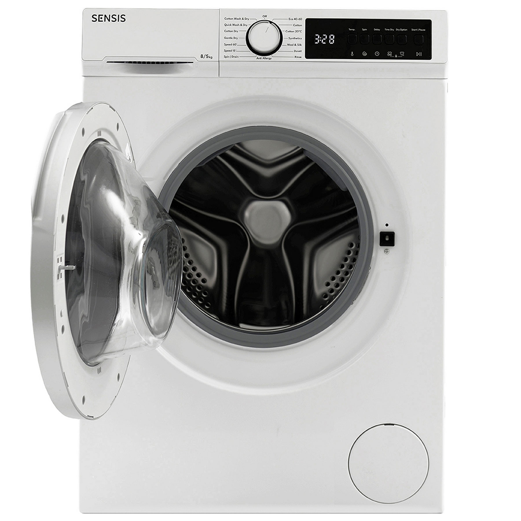 Sensis WDF018514AW Washer Dryer in White 1400 Spin 8kg 5kg E Rated, photo 2