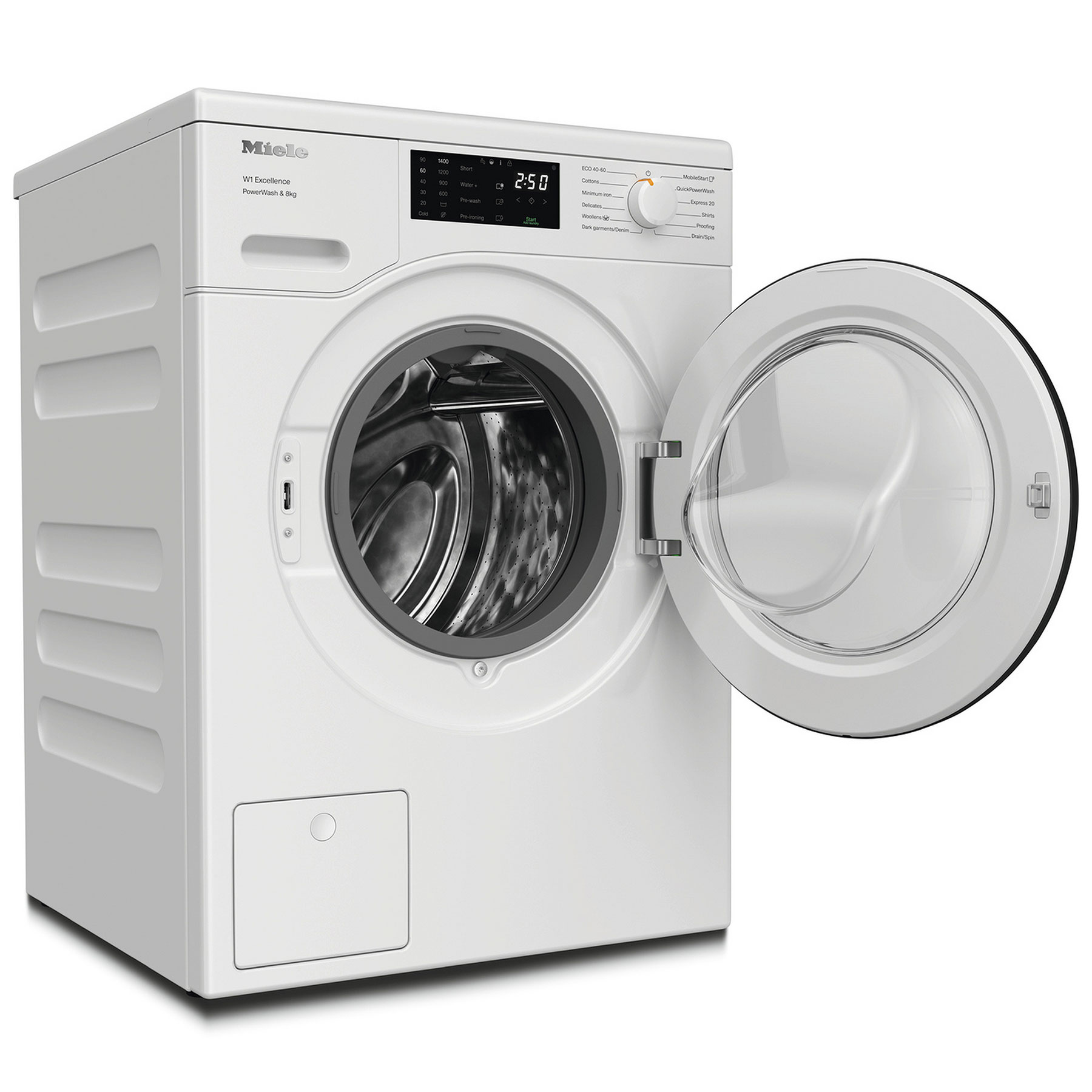 Miele WEB365WCS 8kg 1400 Spin Washing Machine in Lotus white A Rated Q, photo 3