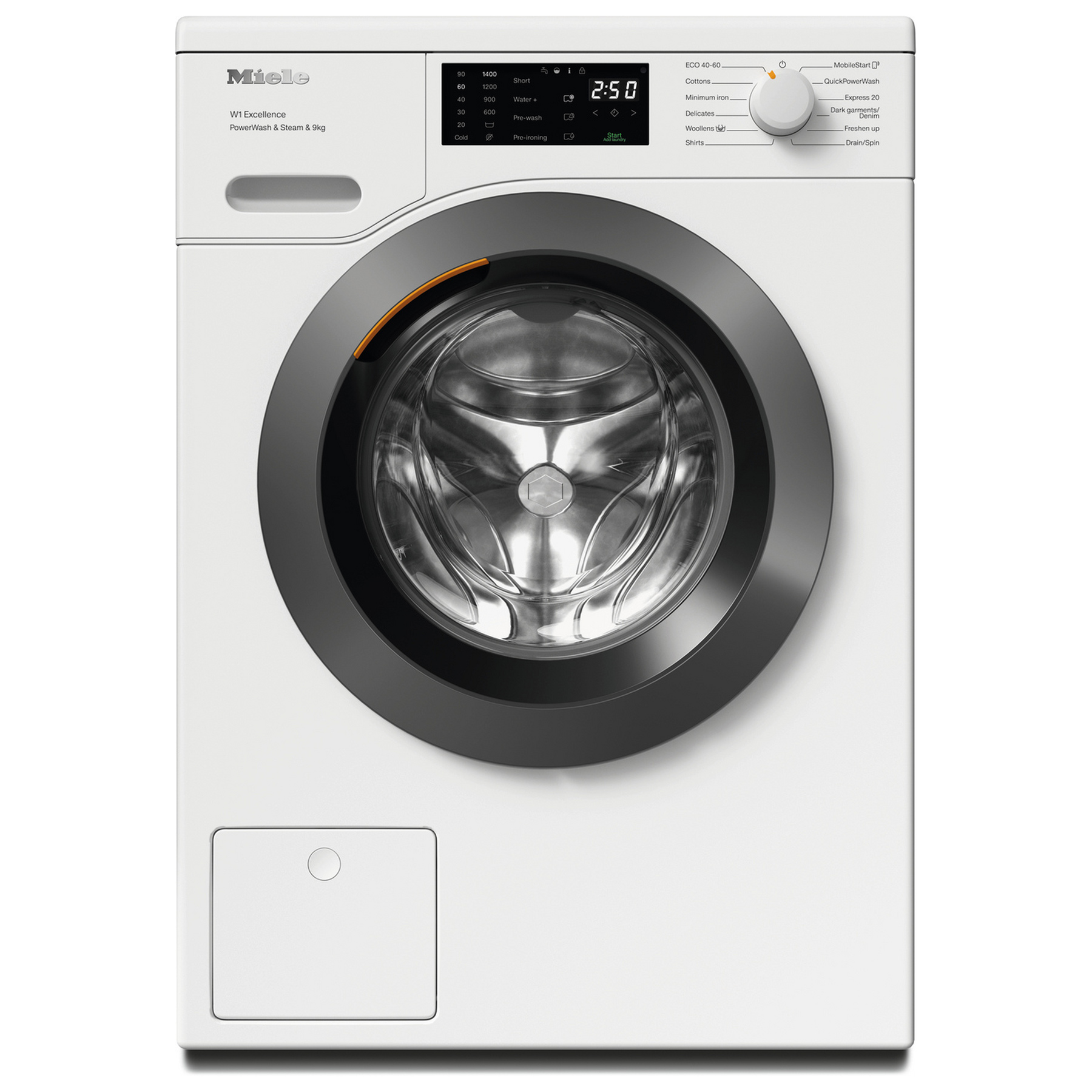 Miele WED385WCS 9kg 1400 Spin Washing Machine in Lotus White A Rated w
