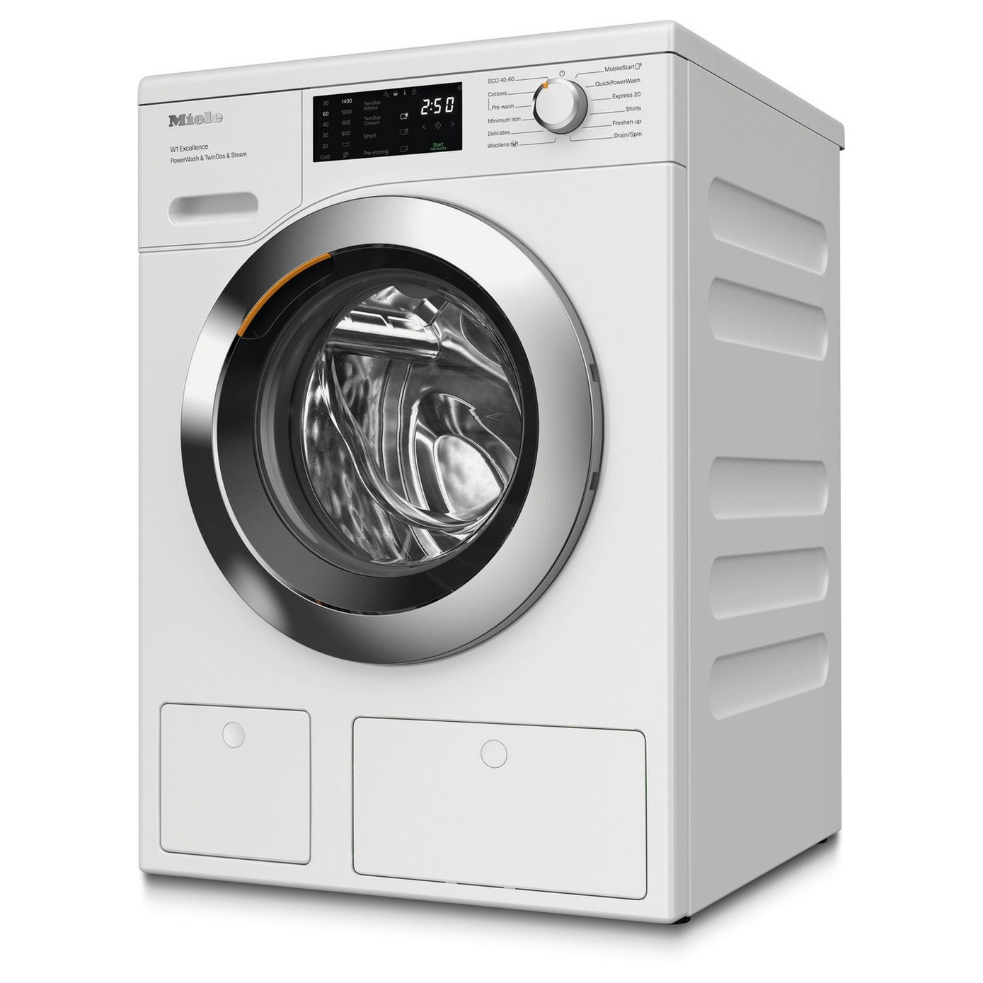 Miele WEG885WCS 9kg 1400 Spin Washing Machine in Lotus White A Rated P, photo 2