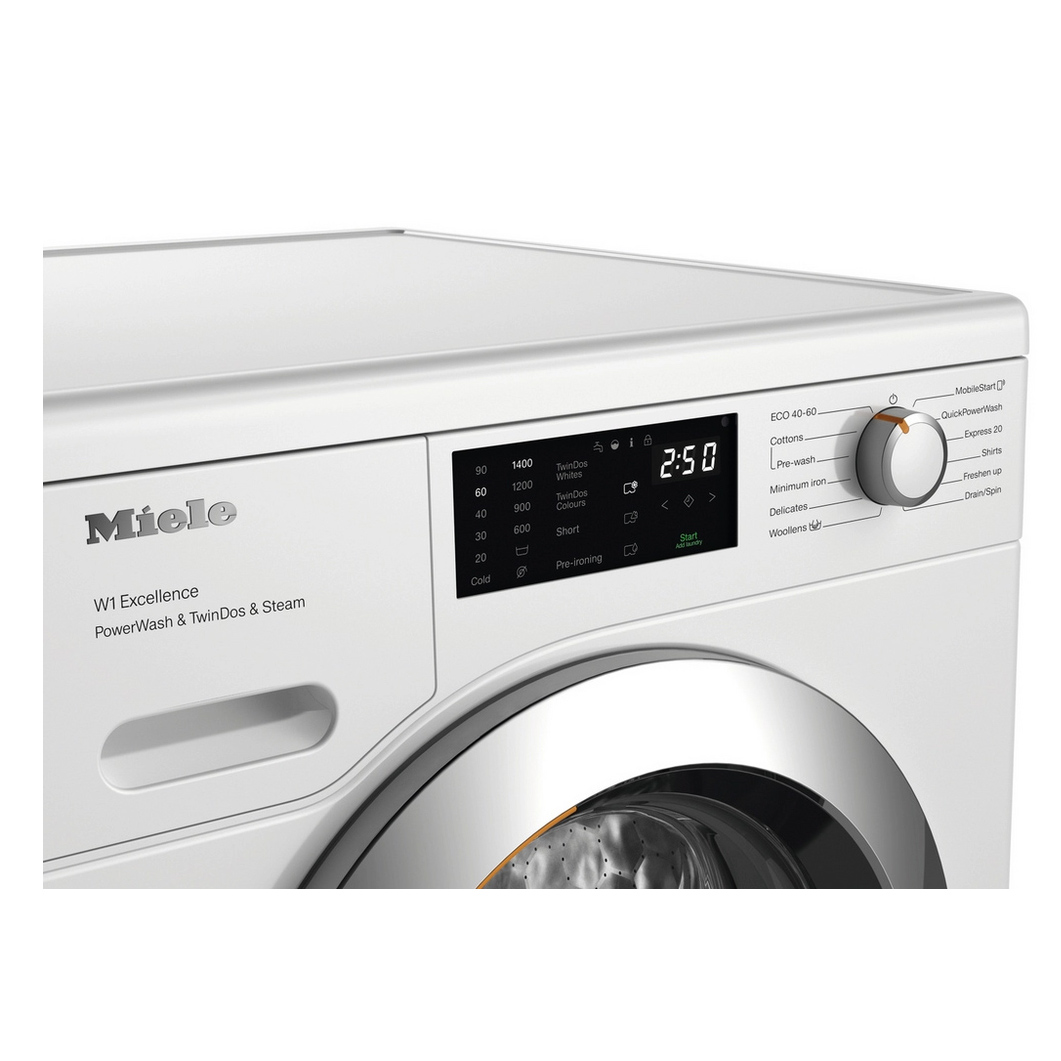 Miele WEG885WCS 9kg 1400 Spin Washing Machine in Lotus White A Rated P, photo 4