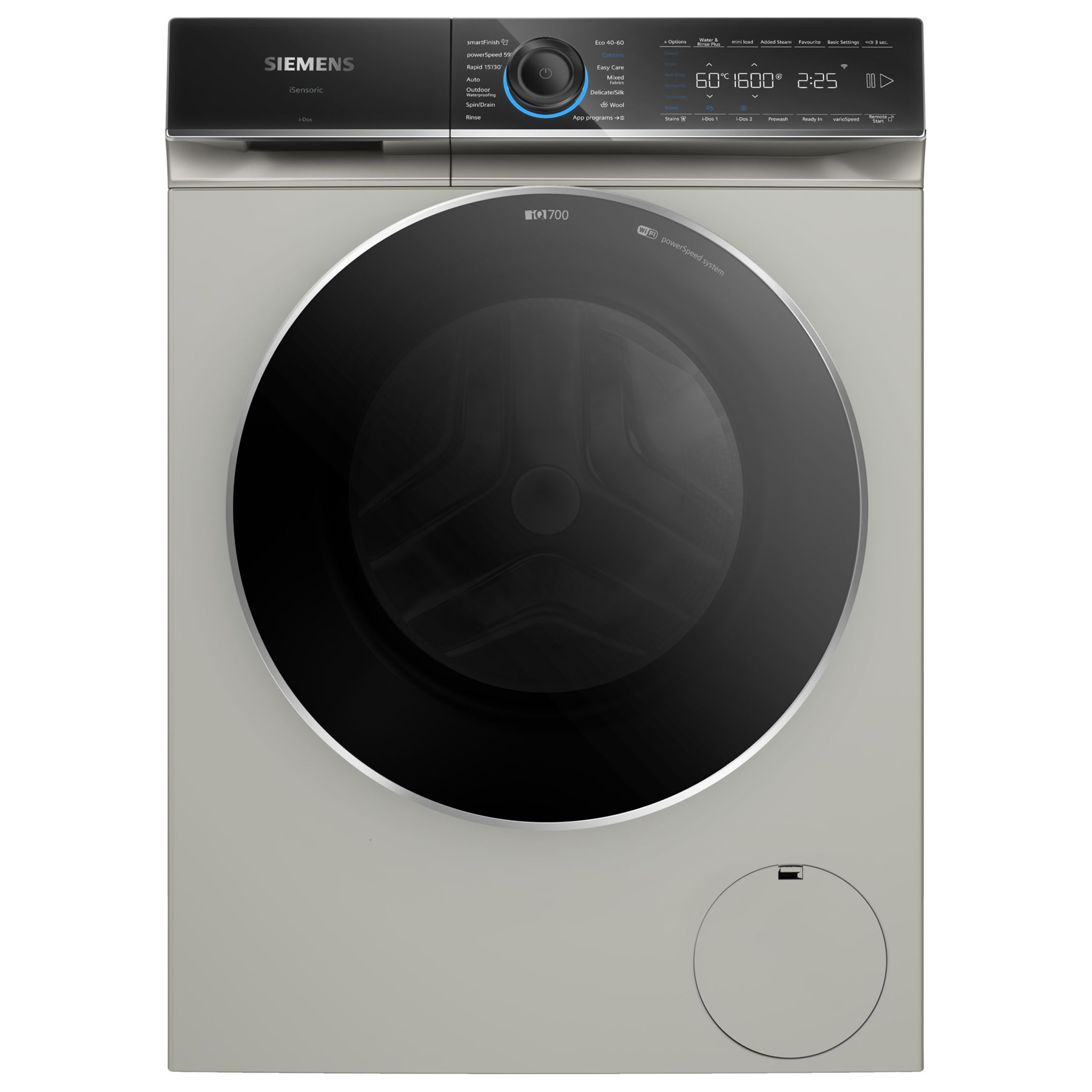 Siemens WG66B2AXGB iQ700 11kg 1600 Spin Washing Machine in Silver A Ra