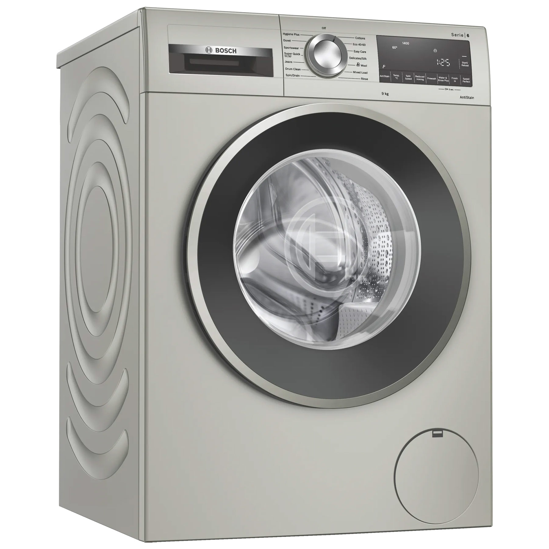Image of Bosch WGG2440XGB Series 6 Washing Machine in Silver 1400rpm 9Kg A Rate