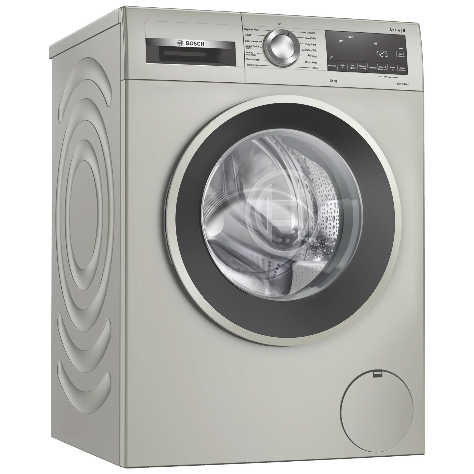 Image of Bosch WGG245S1GB Series 6 Washing Machine in Silver 1400rpm 10Kg C Rat
