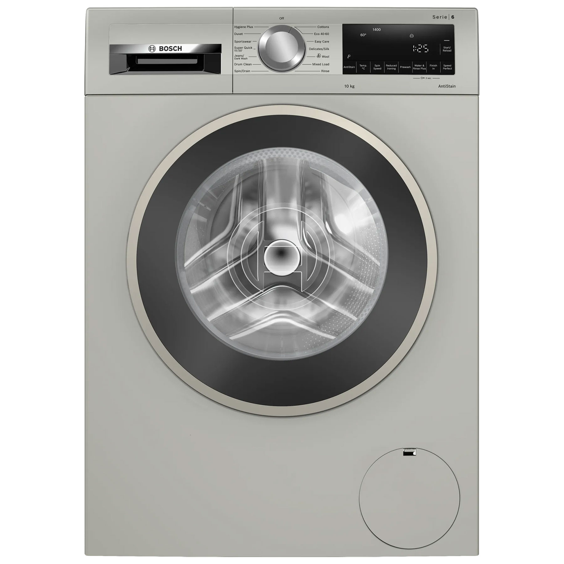 Image of Bosch WGG245S2GB Series 6 Washing Machine in Silver 1400rpm 10Kg A Rat