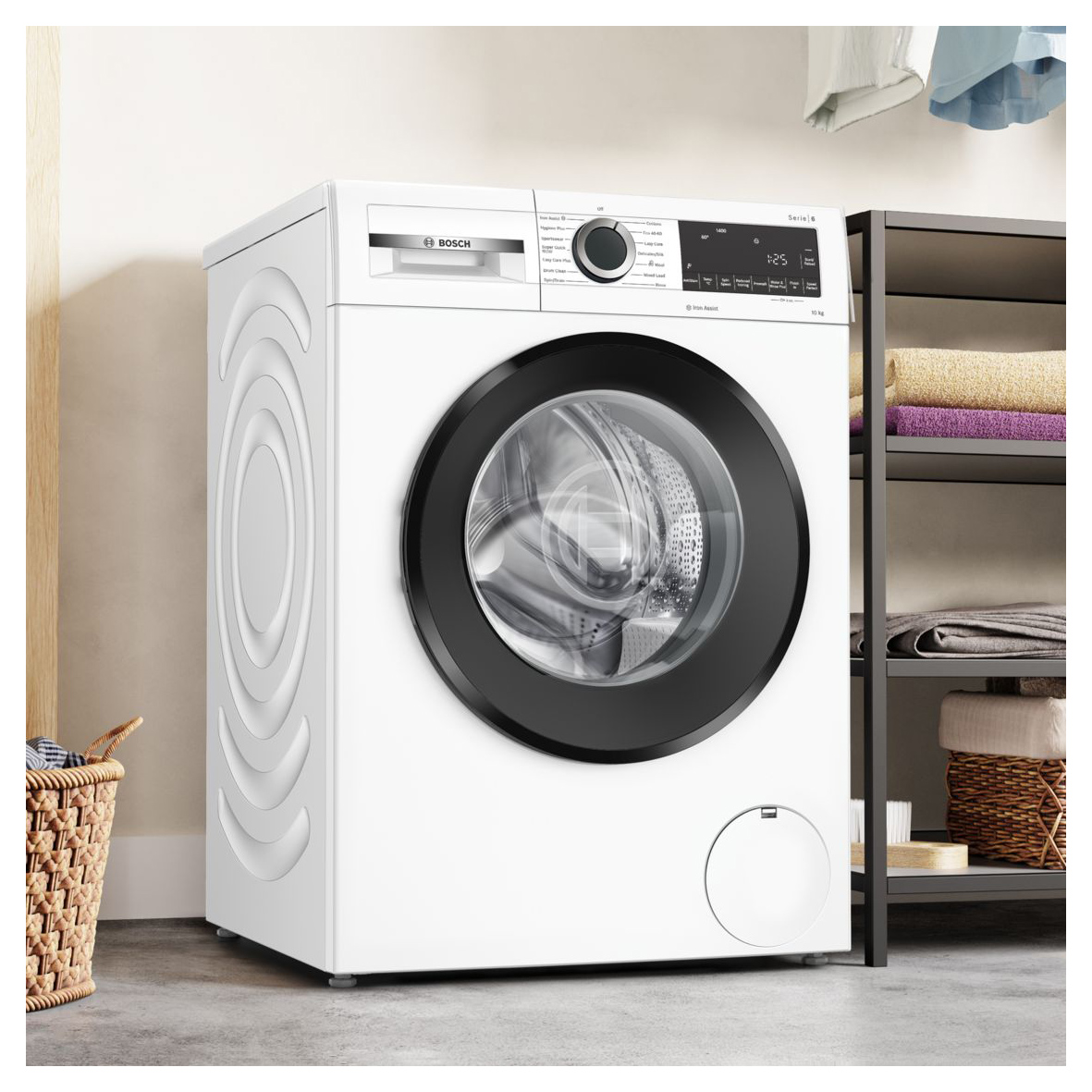Bosch WGG254Z1GB Series 6 10kg 1400 Spin Washing Machine in White A Ra, photo 5