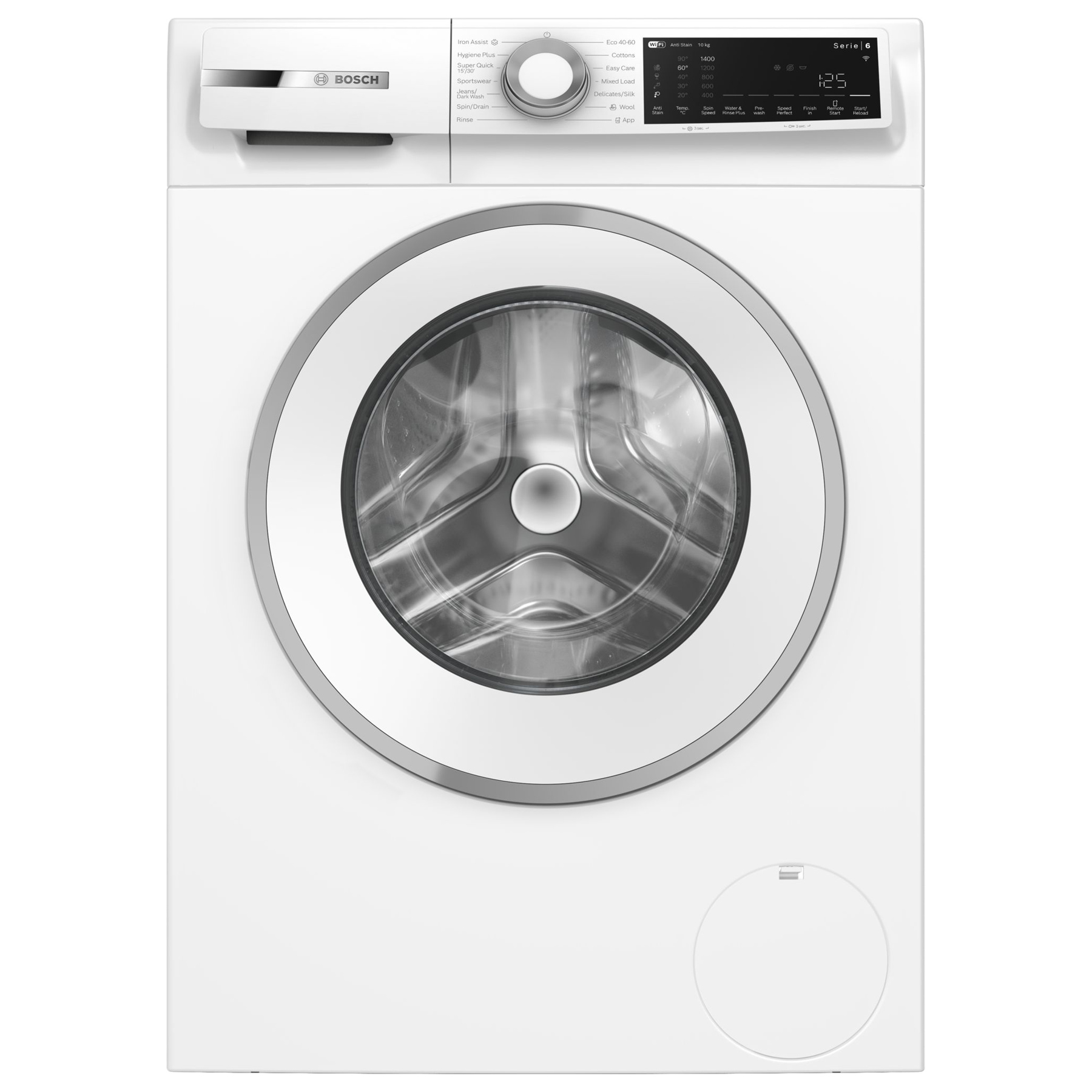 Bosch WGJ25400GB Series 6 10kg 1400 Spin Washing Machine in White A Ra