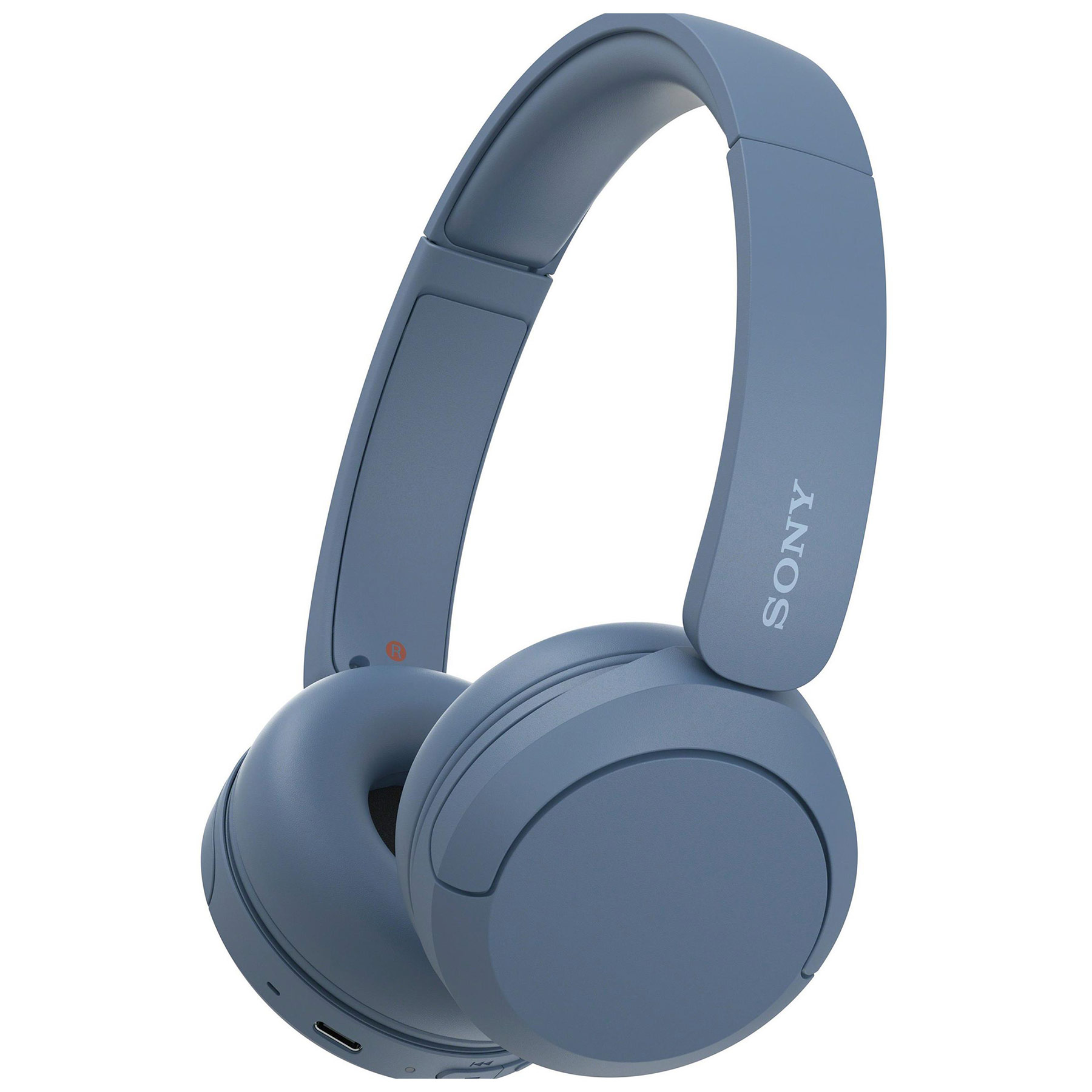 Sony WH CH520L On Ear Wireless Bluetooth Headphones in Blue
