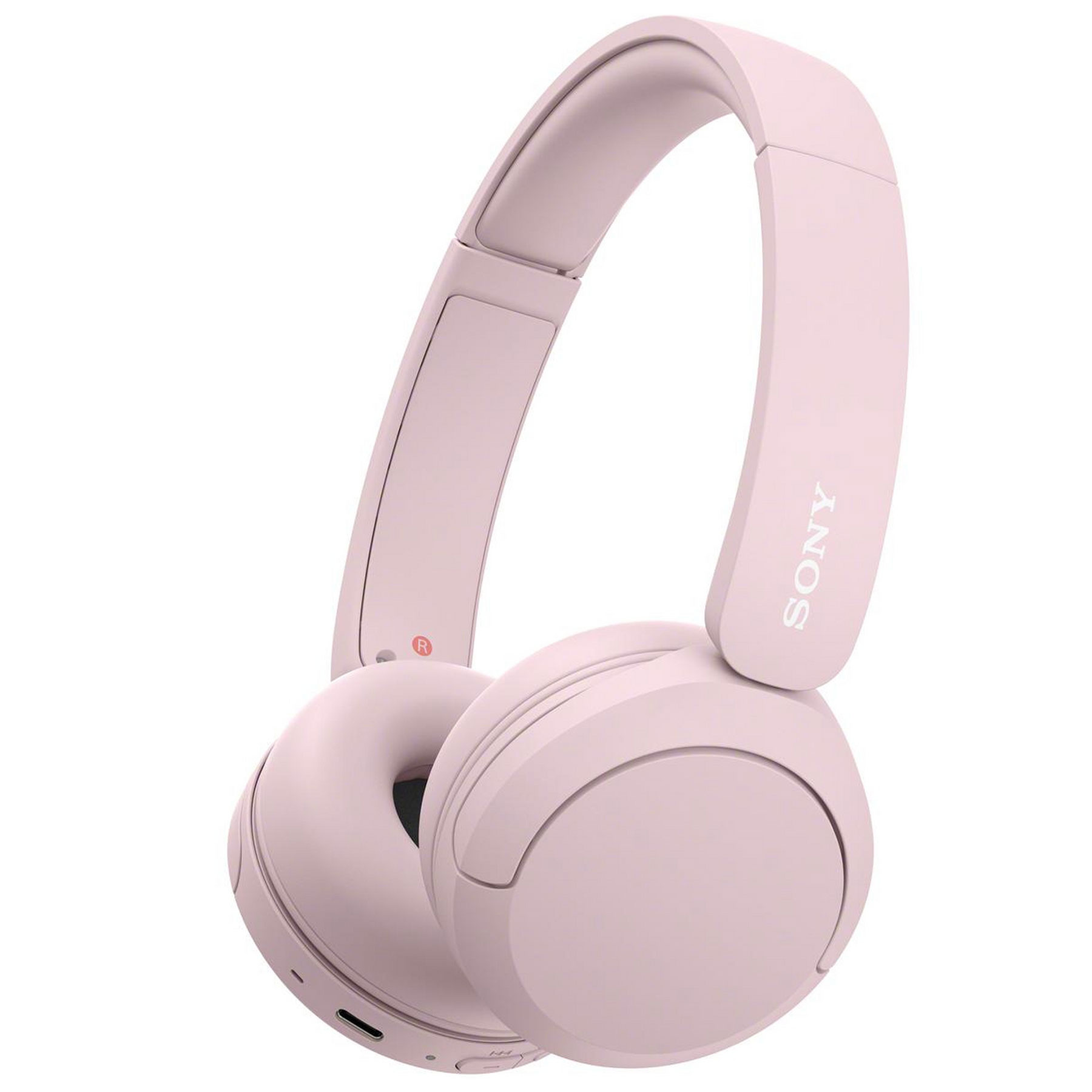 Sony WH CH520P On Ear Wireless Bluetooth Headphones in Pink
