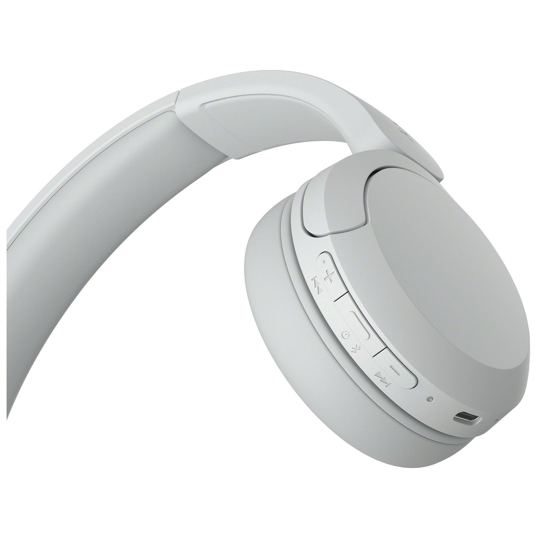 Sony WH CH520W On Ear Wireless Bluetooth Headphones in White, photo 5