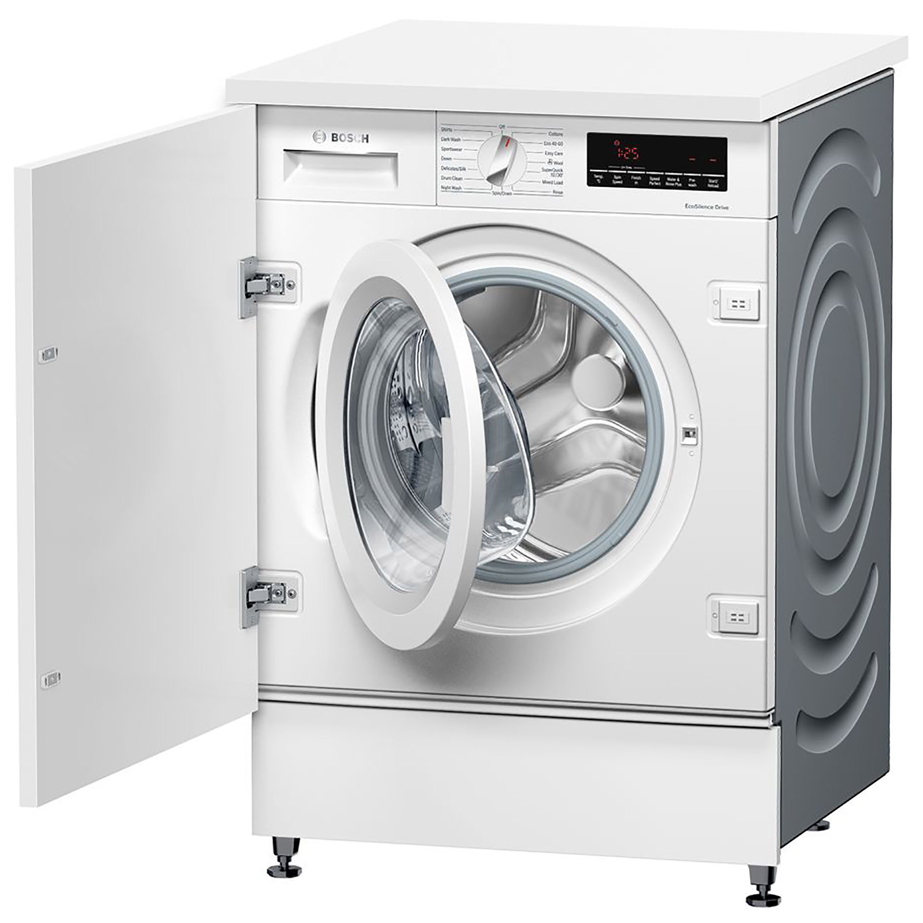 Bosch WIW28502GB Series 8 Integrated 8kg 1400 Spin Washing Machine C R, photo 2
