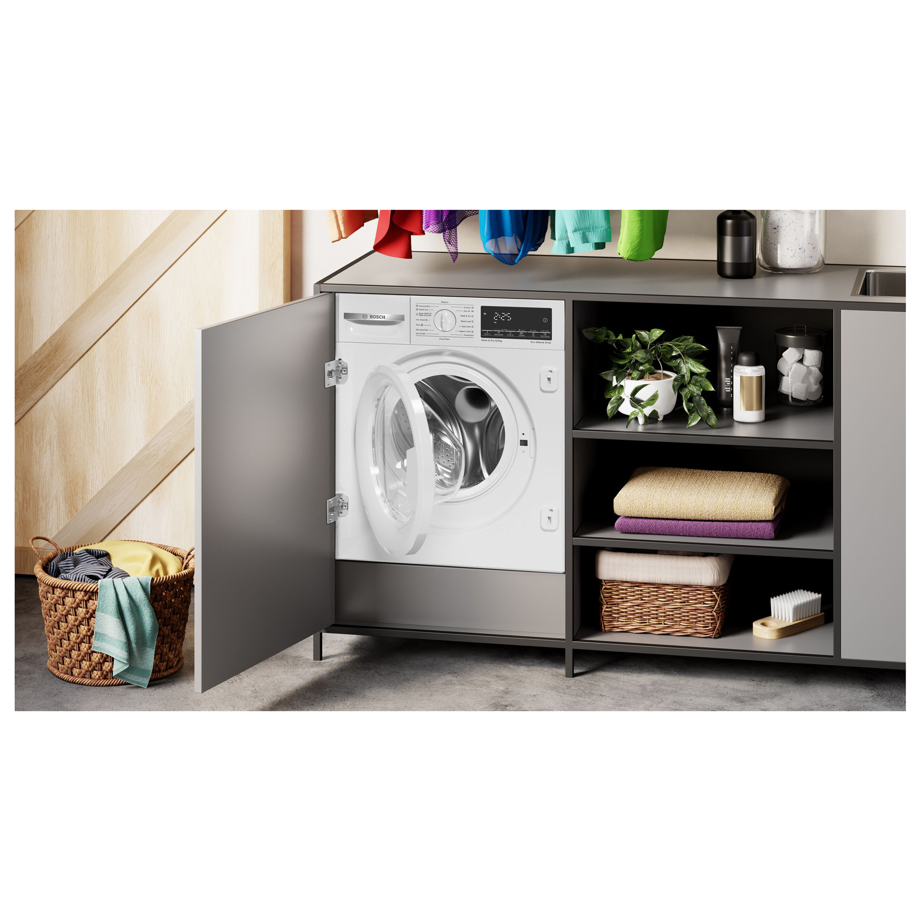Bosch WKD28490GB Series 6 Integrated Washer Dryer 1400 Spin 8kg 5kg E, photo 3