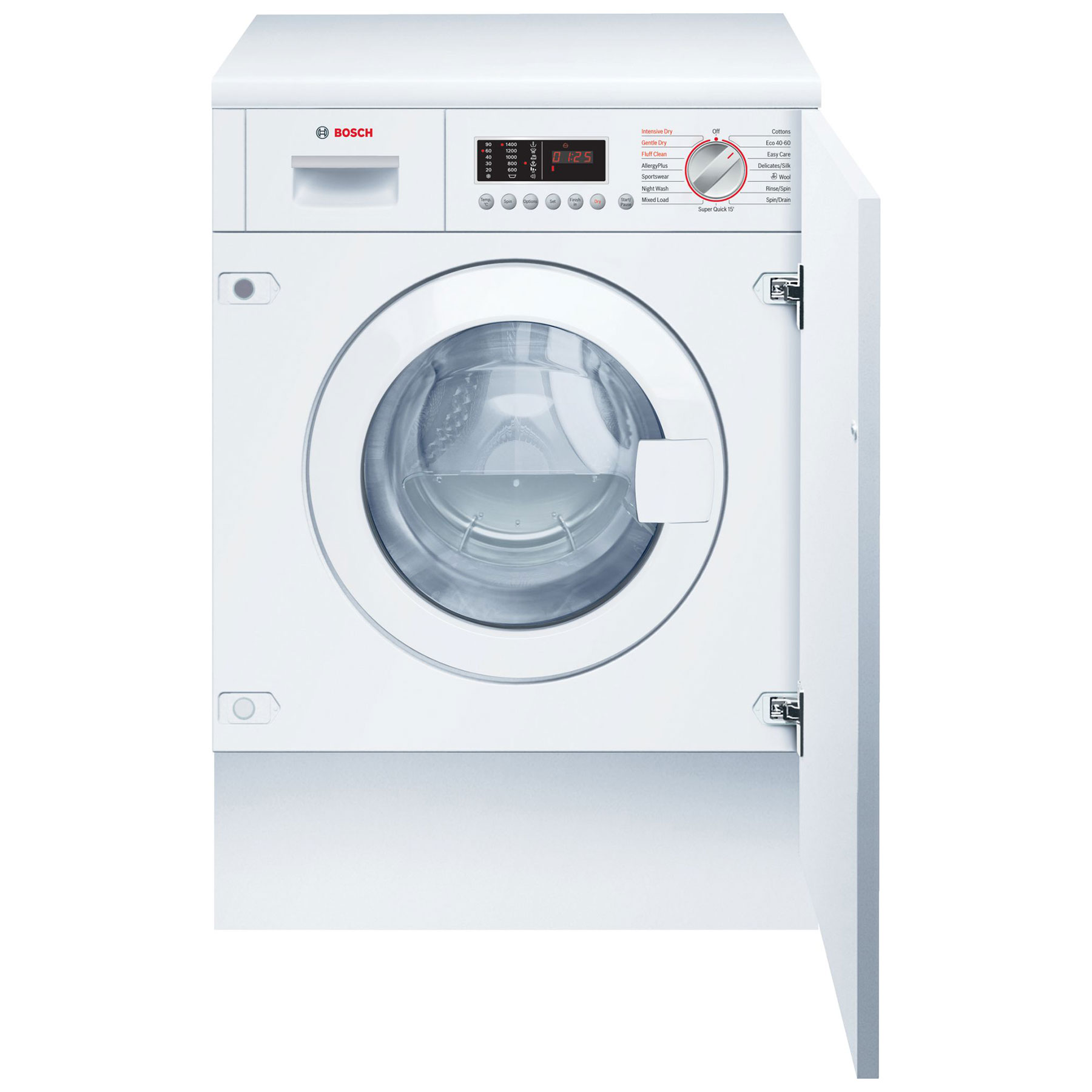 Bosch WKD28543GB Series 6 Integrated Washer Dryer 1400 Spin 7kg 4kg E