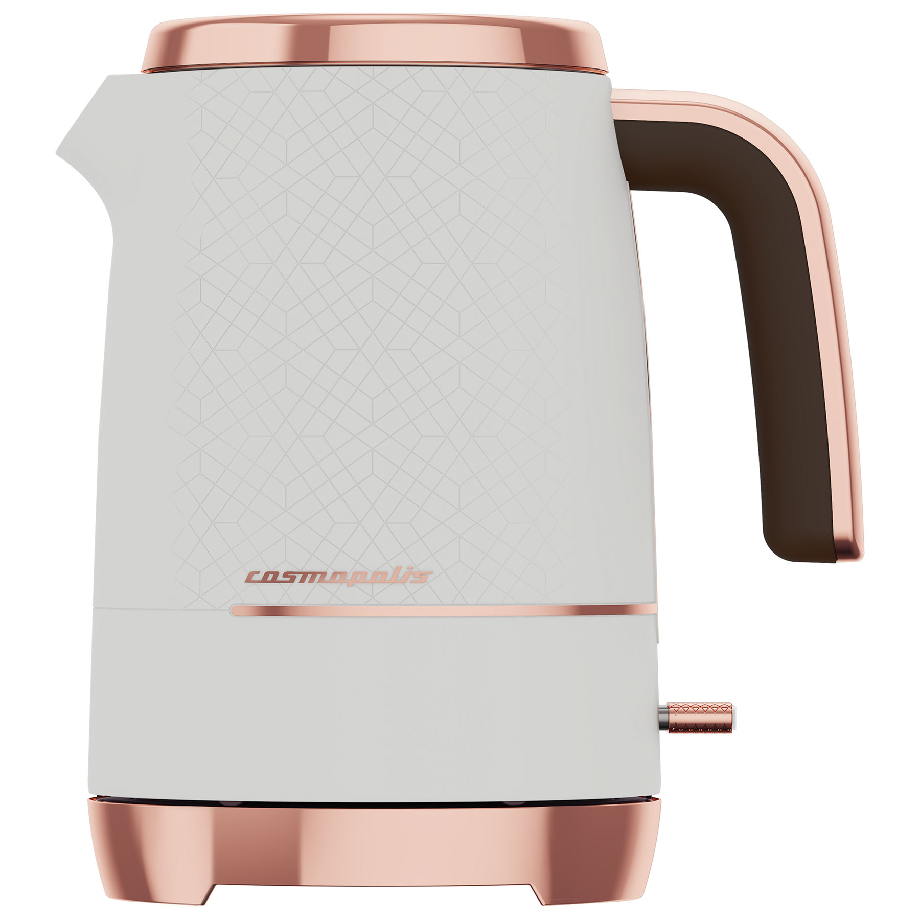 Image of Beko WKM8306W Cosmopolis Kettle in White and Rose Gold