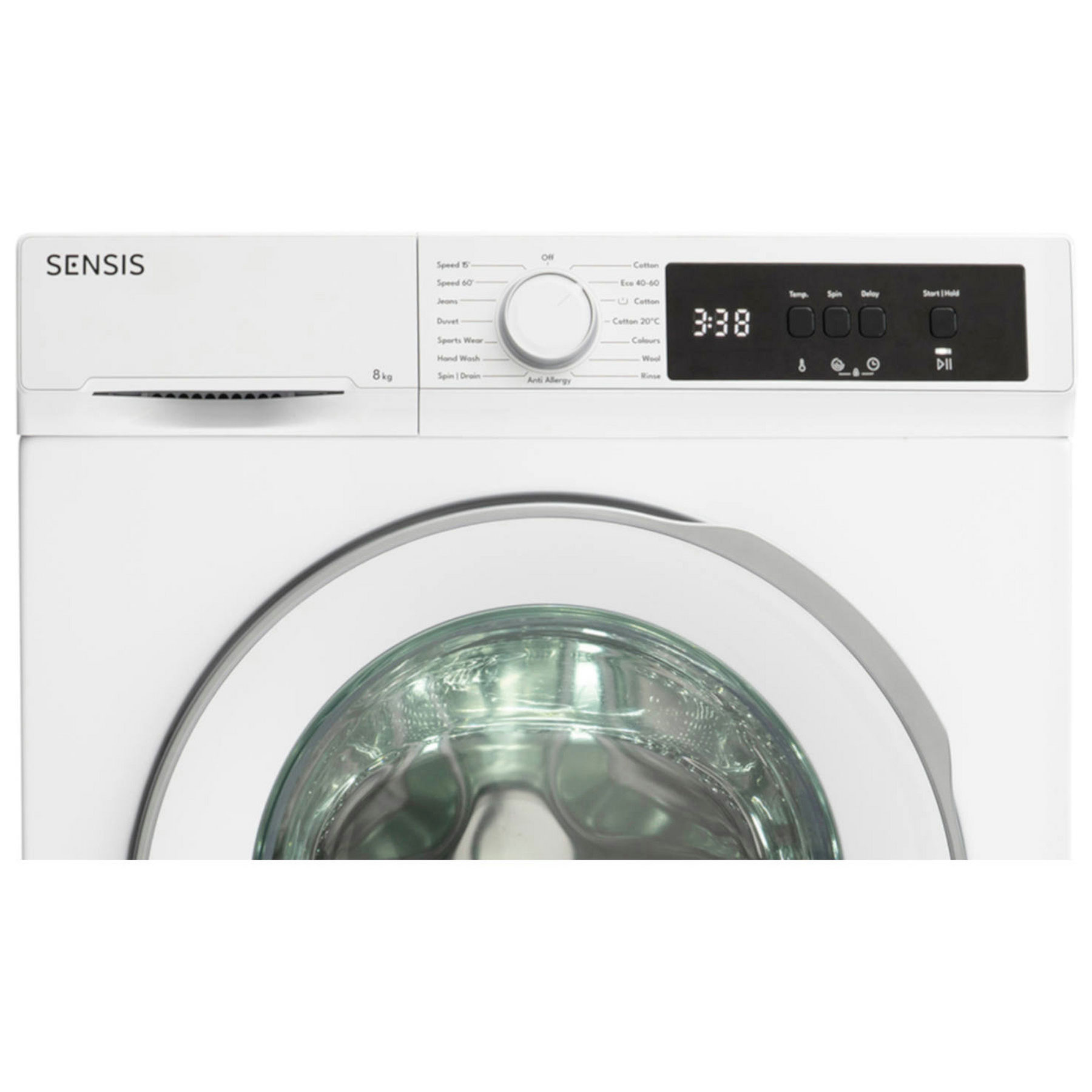 Sensis WMF01814AW 8kg 1400 Spin Washing Machine in White A Rated Eco L, photo 4