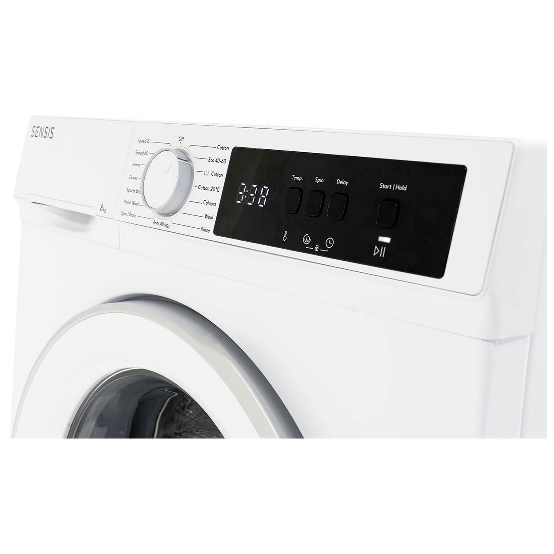 Sensis WMF01814AW 8kg 1400 Spin Washing Machine in White A Rated Eco L, photo 5