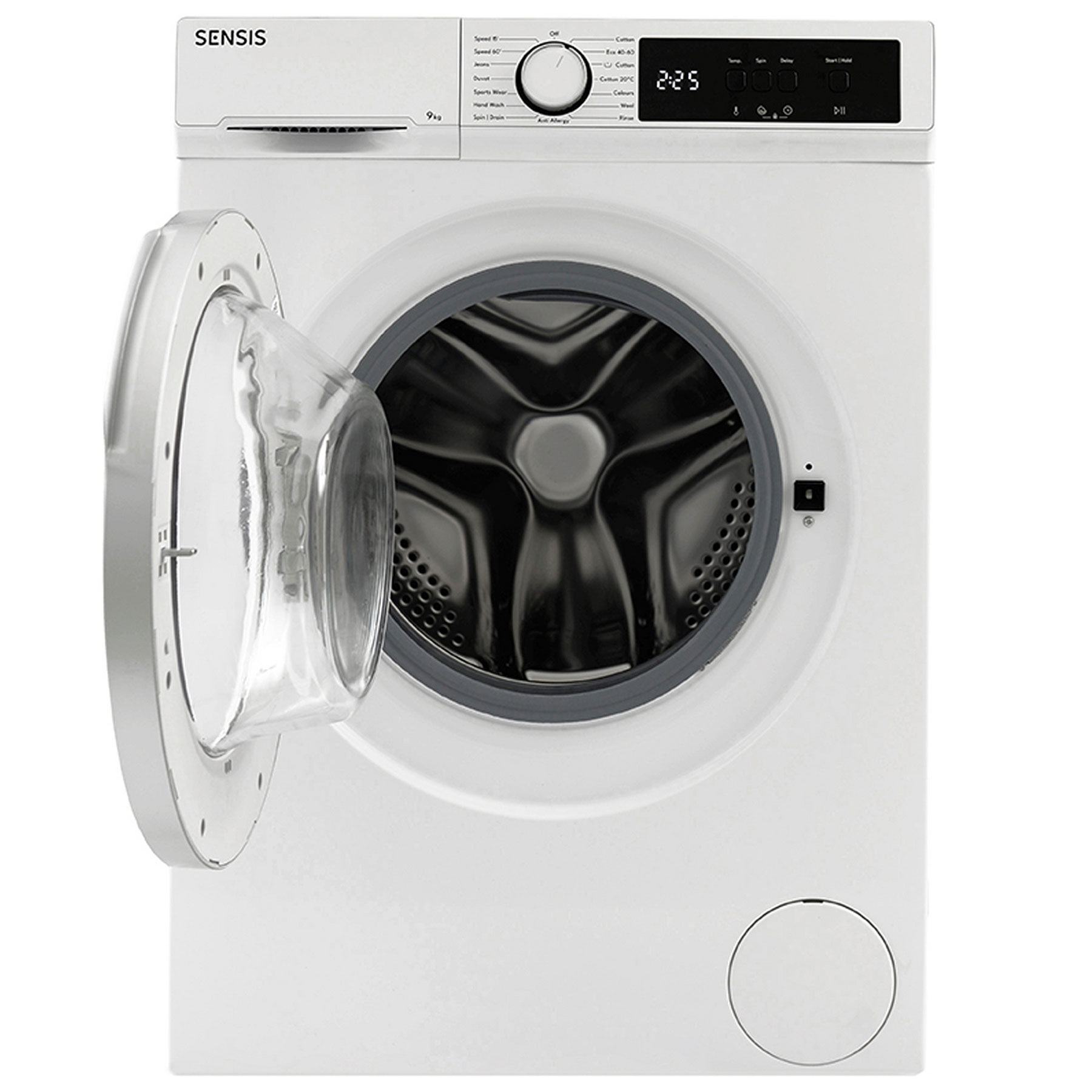 Sensis WMF01914AW 9kg 1400 Spin Washing Machine in White A Rated Eco L, photo 2