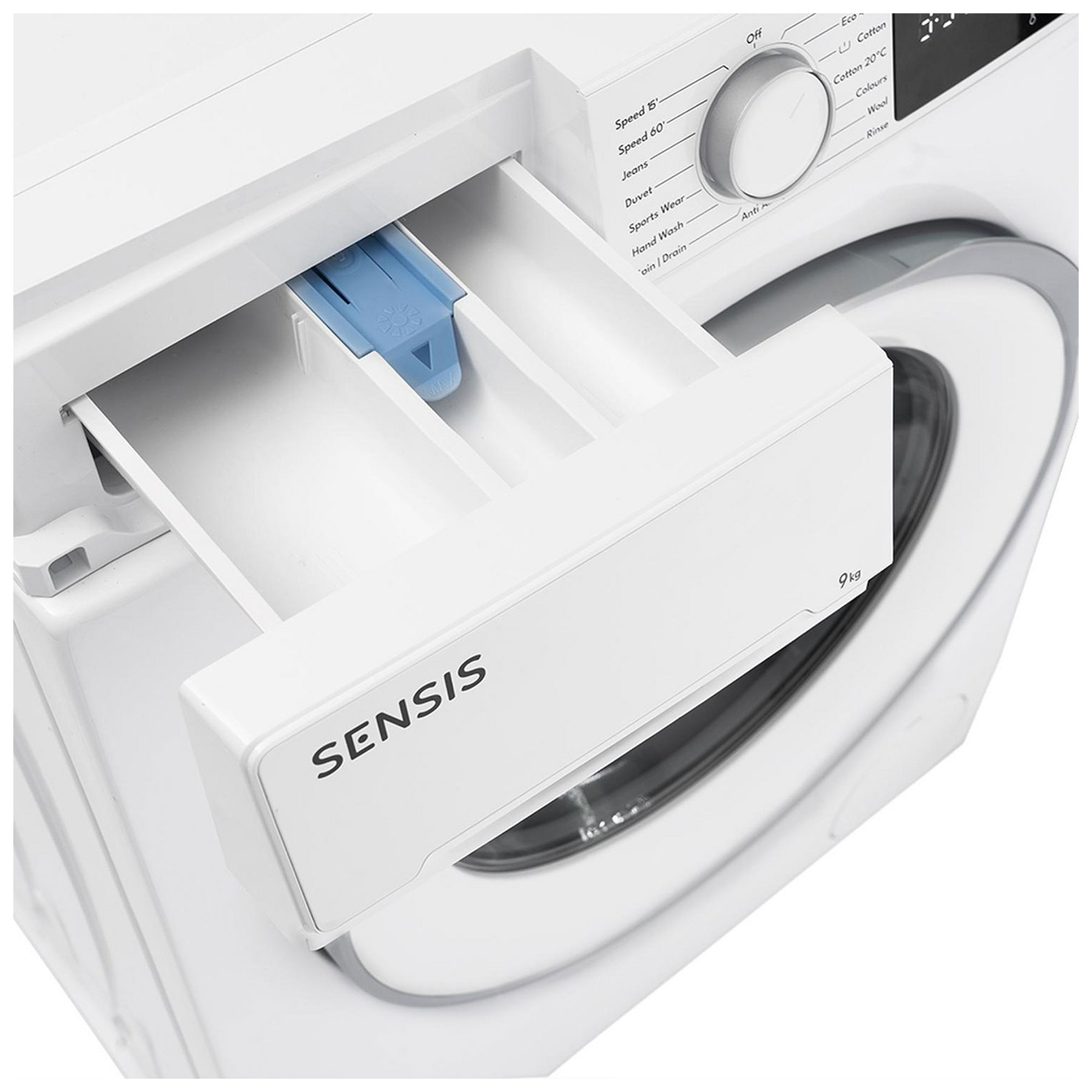 Sensis WMF01914AW 9kg 1400 Spin Washing Machine in White A Rated Eco L, photo 5