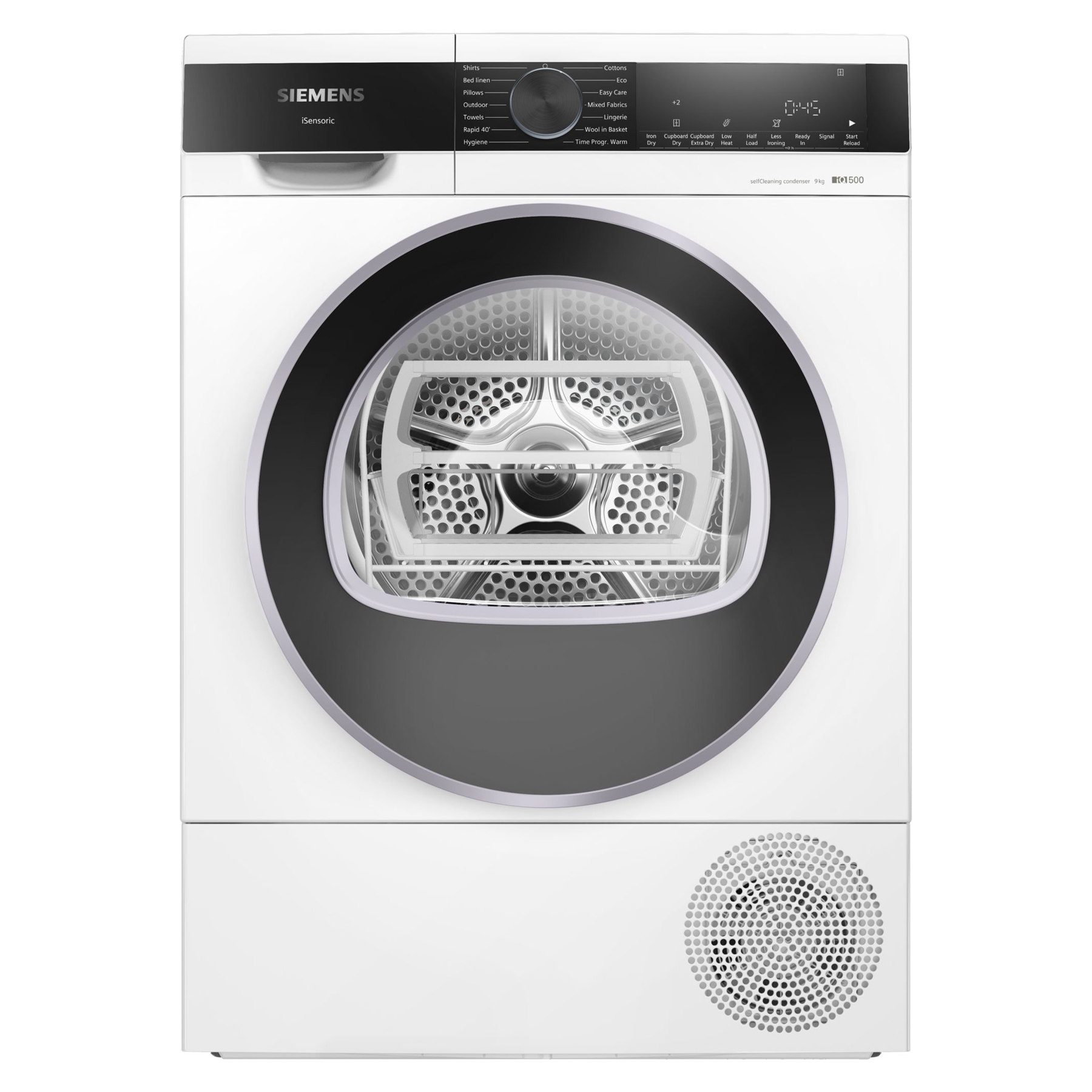 Siemens WQ45G203GB iQ500 9kg Heat Pump Condenser Dryer in White A Rate