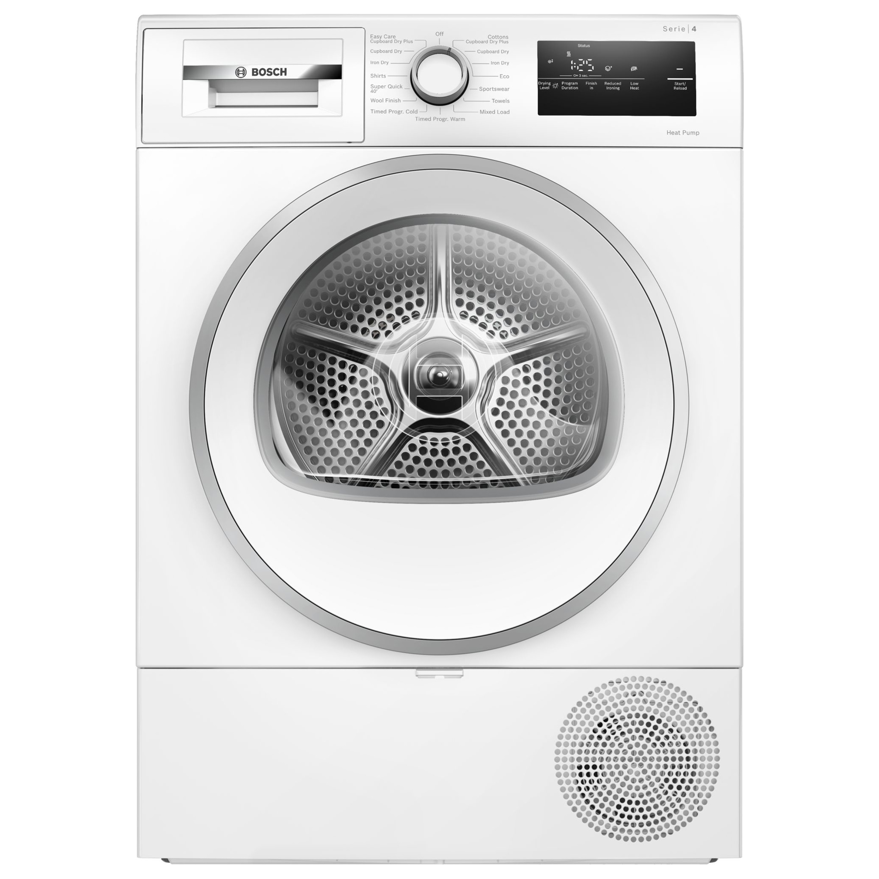 Bosch WTH85226GB Series 4 8kg Heat Pump Condenser Dryer in White A Rat
