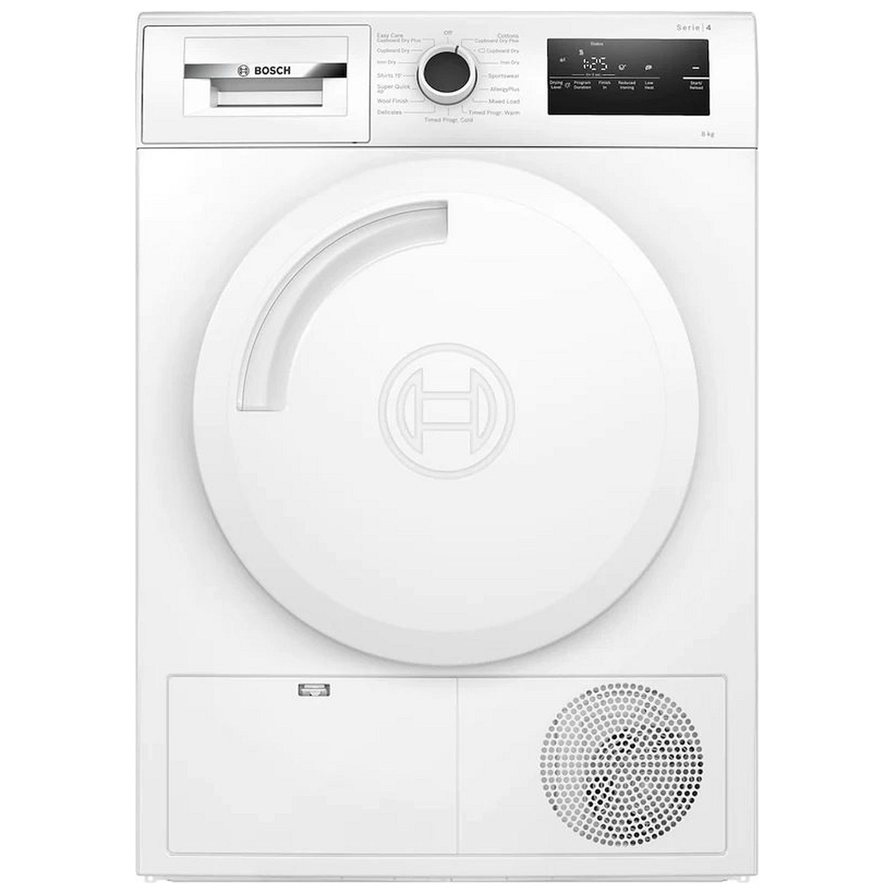 Image of Bosch WTN83202GB Series 4 8kg Condenser Dryer in White B Rated Sensor