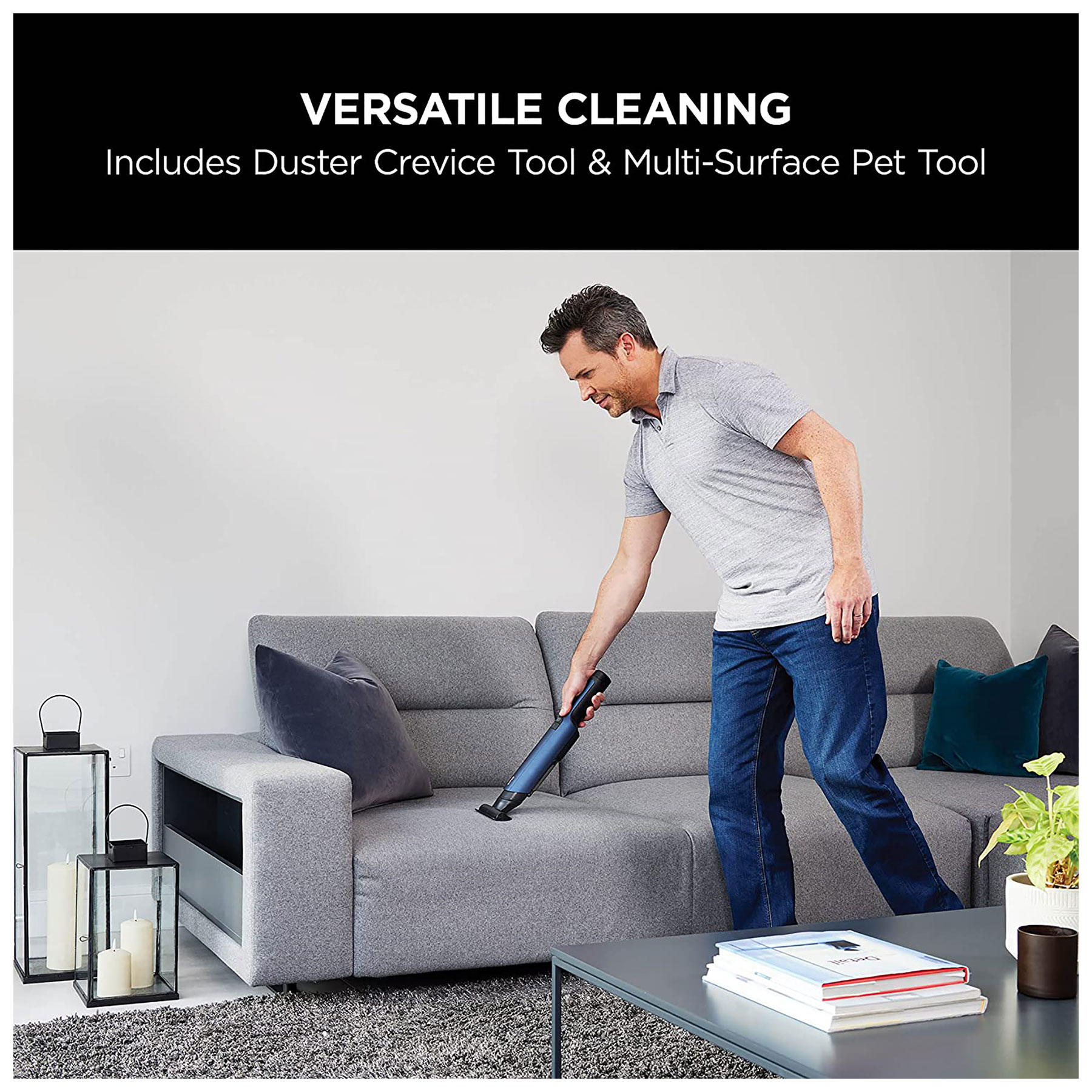 Shark WV270UK Wandvac 2 0 Cordless Vacuum Cleaner in Blue, photo 4