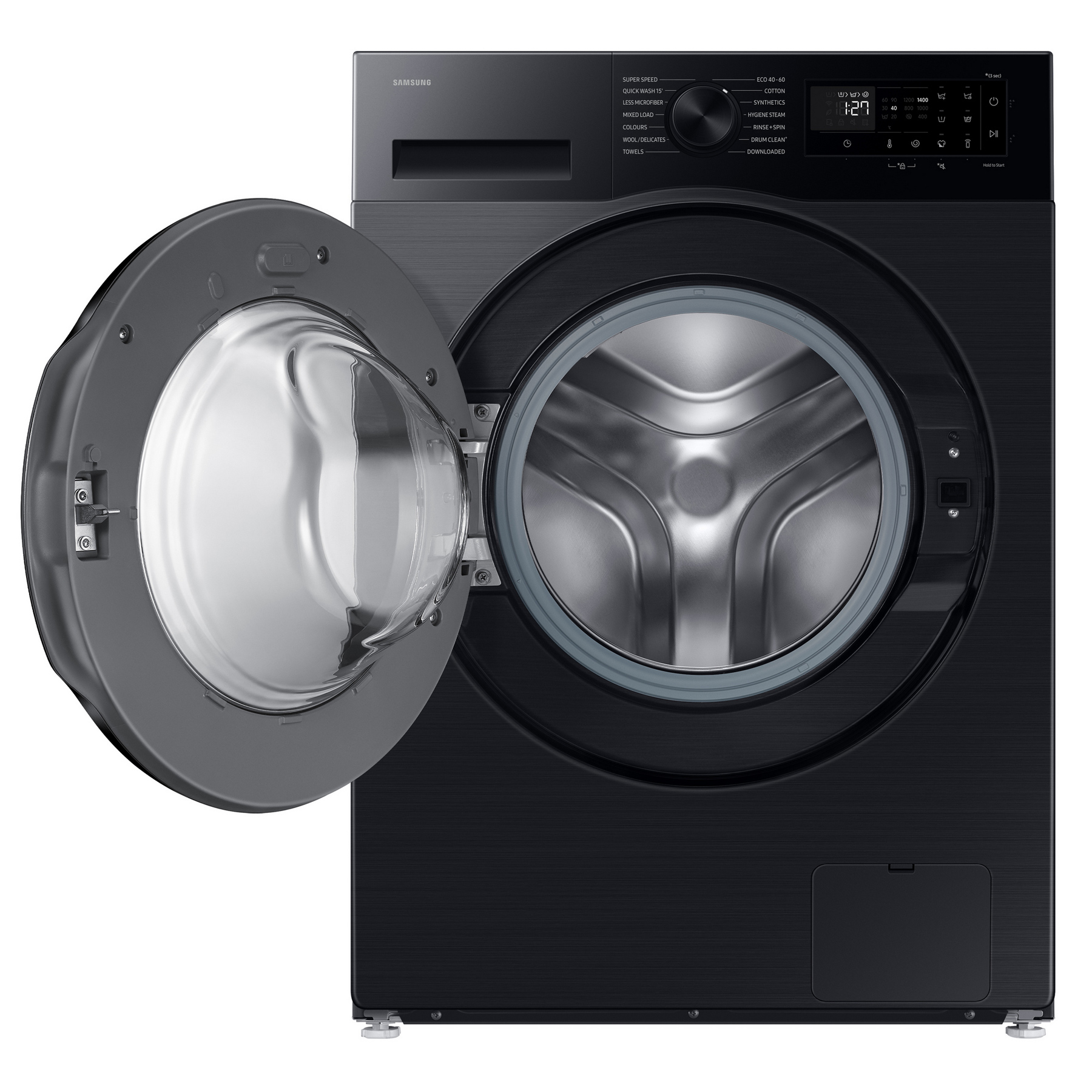 Samsung WW10FG5U34AB Series 5 10kg 1400 Spin Washing Machine in Black, photo 2