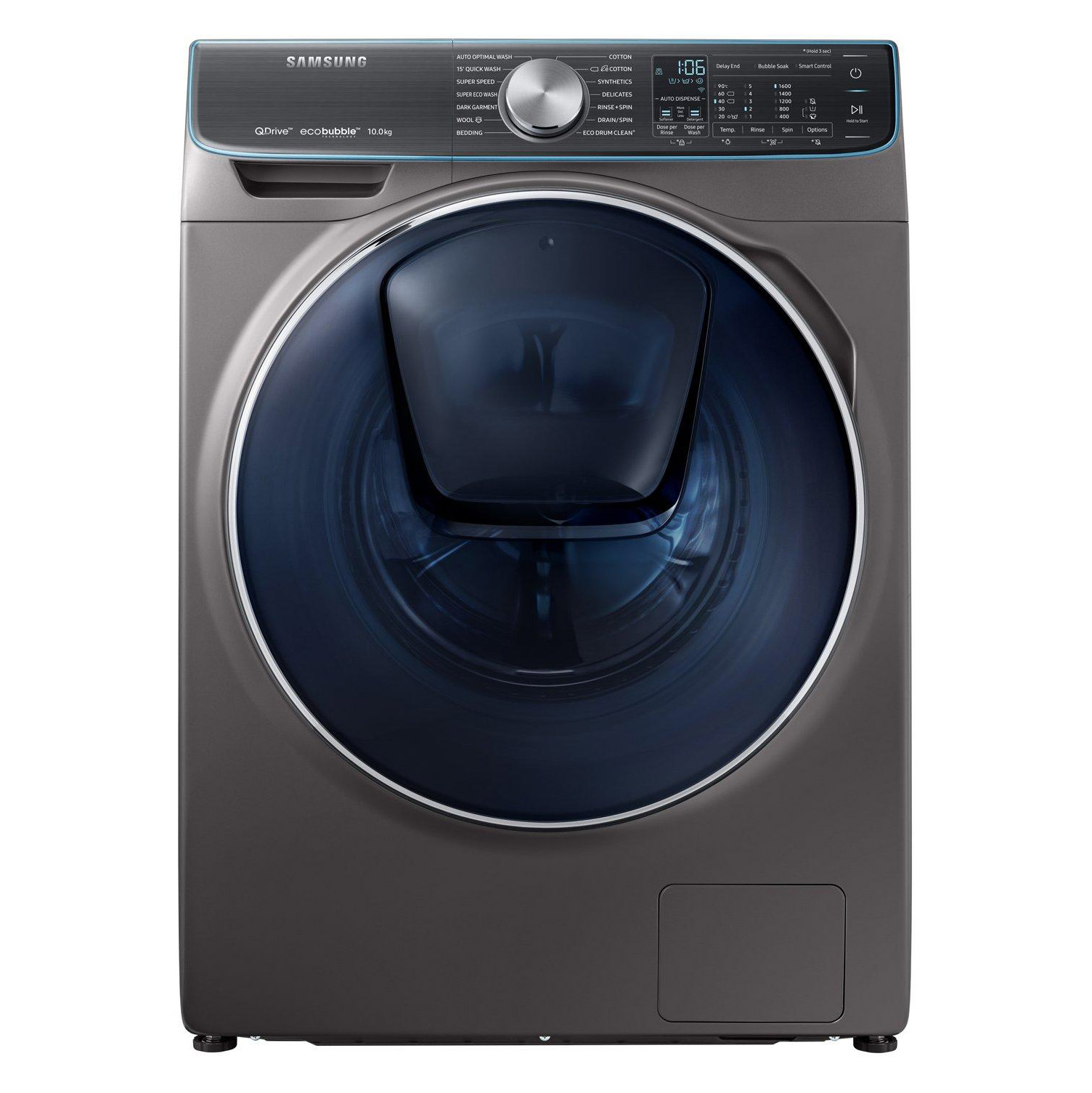 Samsung WW10M86DQOO Washing Machine Graphite 1600rpm 10kg A Rated AddW