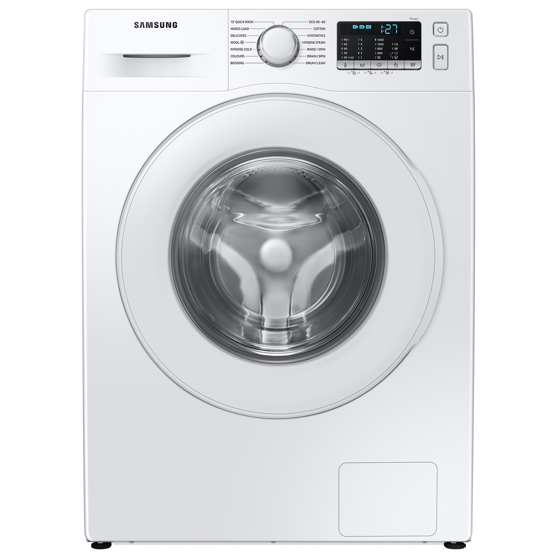 Image of Samsung WW80TA046TE Washing Machine in White 1400rpm 8kg B Rated EcoBu