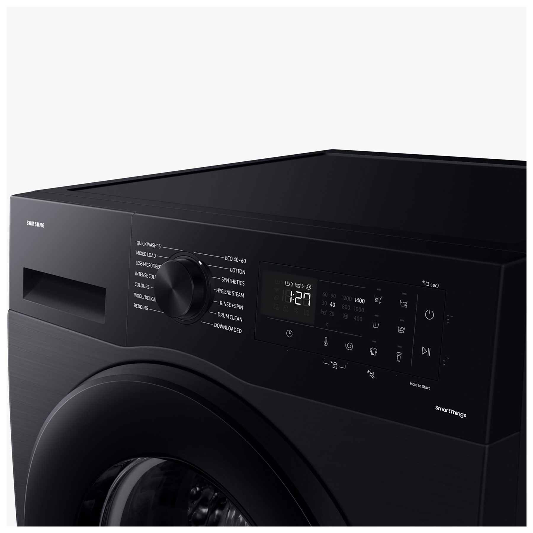 Samsung WW90CGC04DAB Series 5 9kg 1400 Spin Washing Machine in Black A, photo 4
