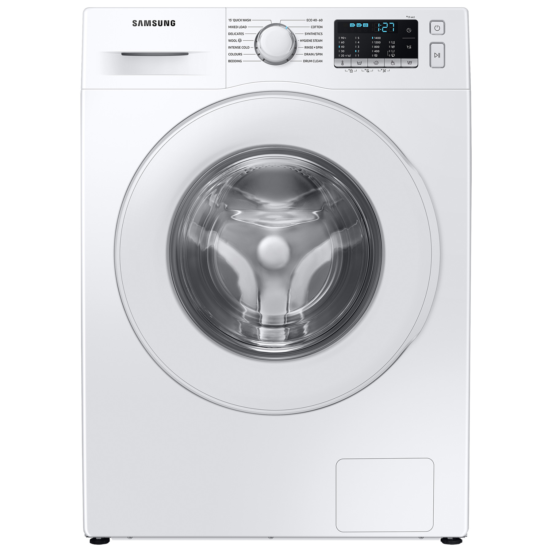 Image of Samsung WW90TA046TE Washing Machine White 1400rpm 9kg A Rated EcoBubbl