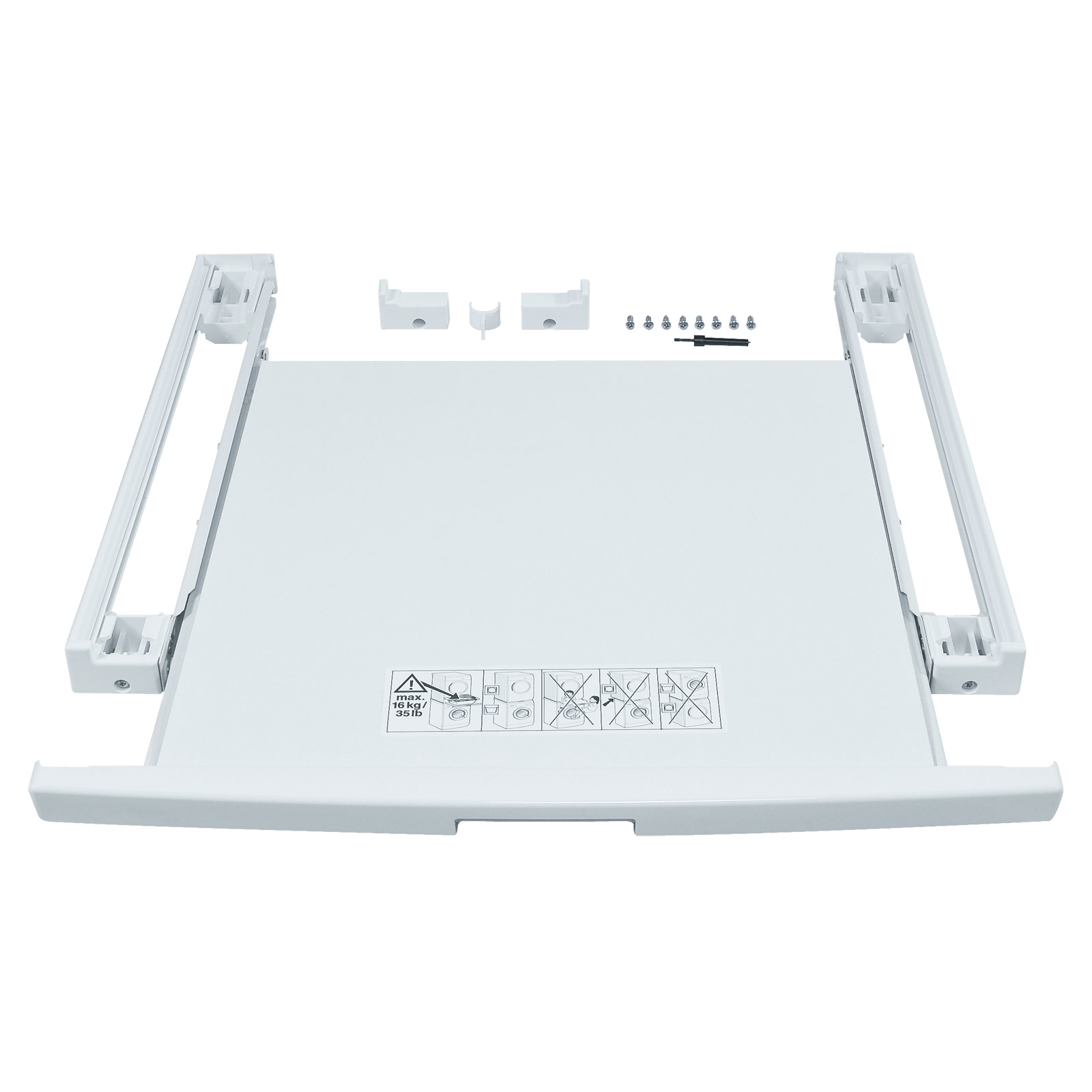 Siemens Wz20400 Stacking Kit With Pull Out Shelf For Dryers Iq700