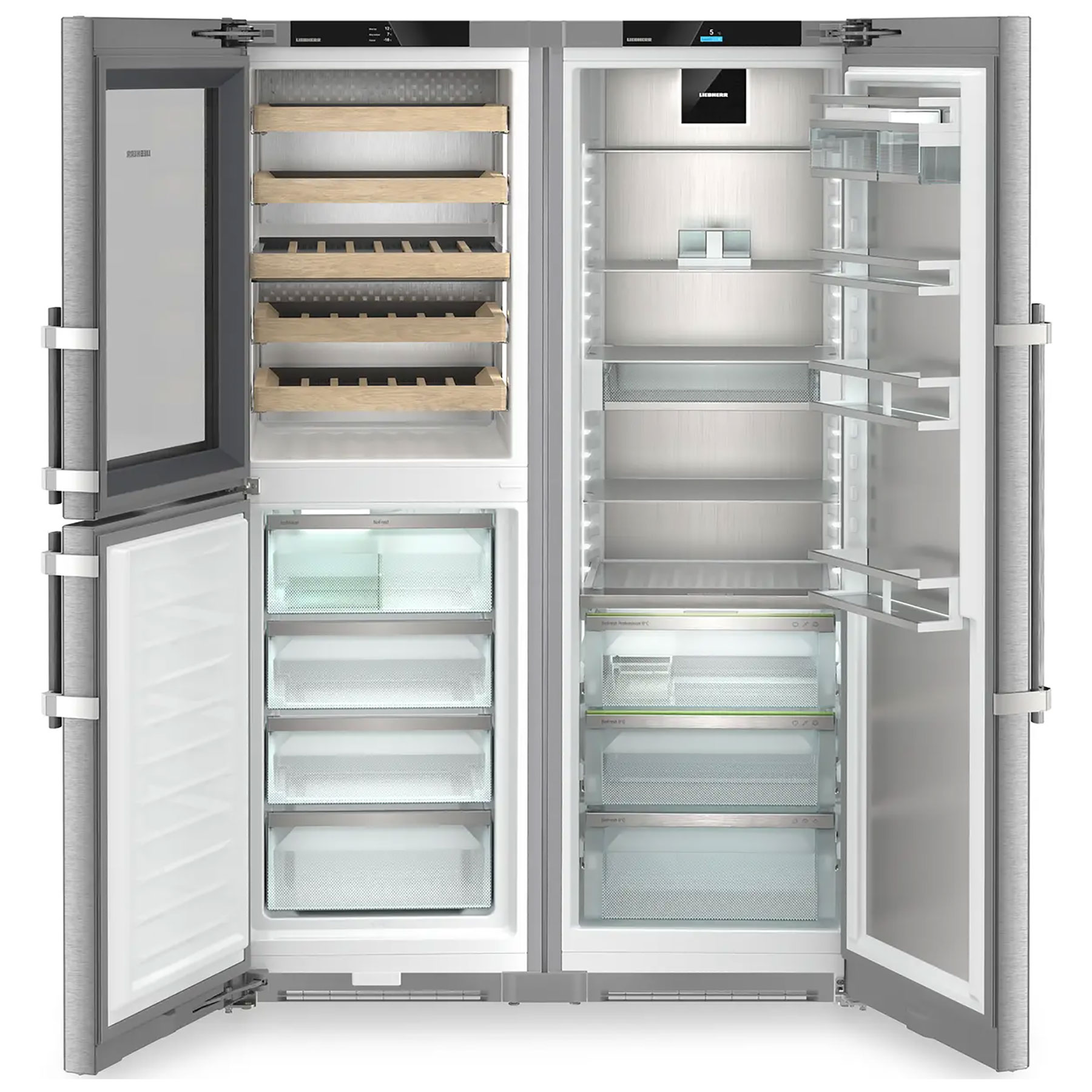 Liebherr XRCST5295 American Fridge Freezer in Stainless Steel with Ice, photo 2