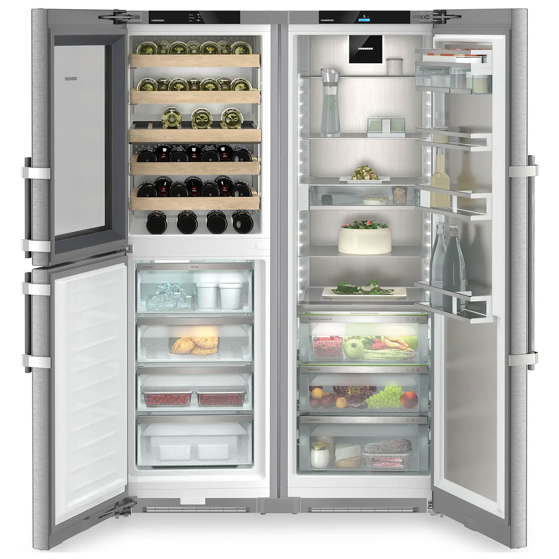 Liebherr XRCST5295 American Fridge Freezer in Stainless Steel with Ice, photo 3