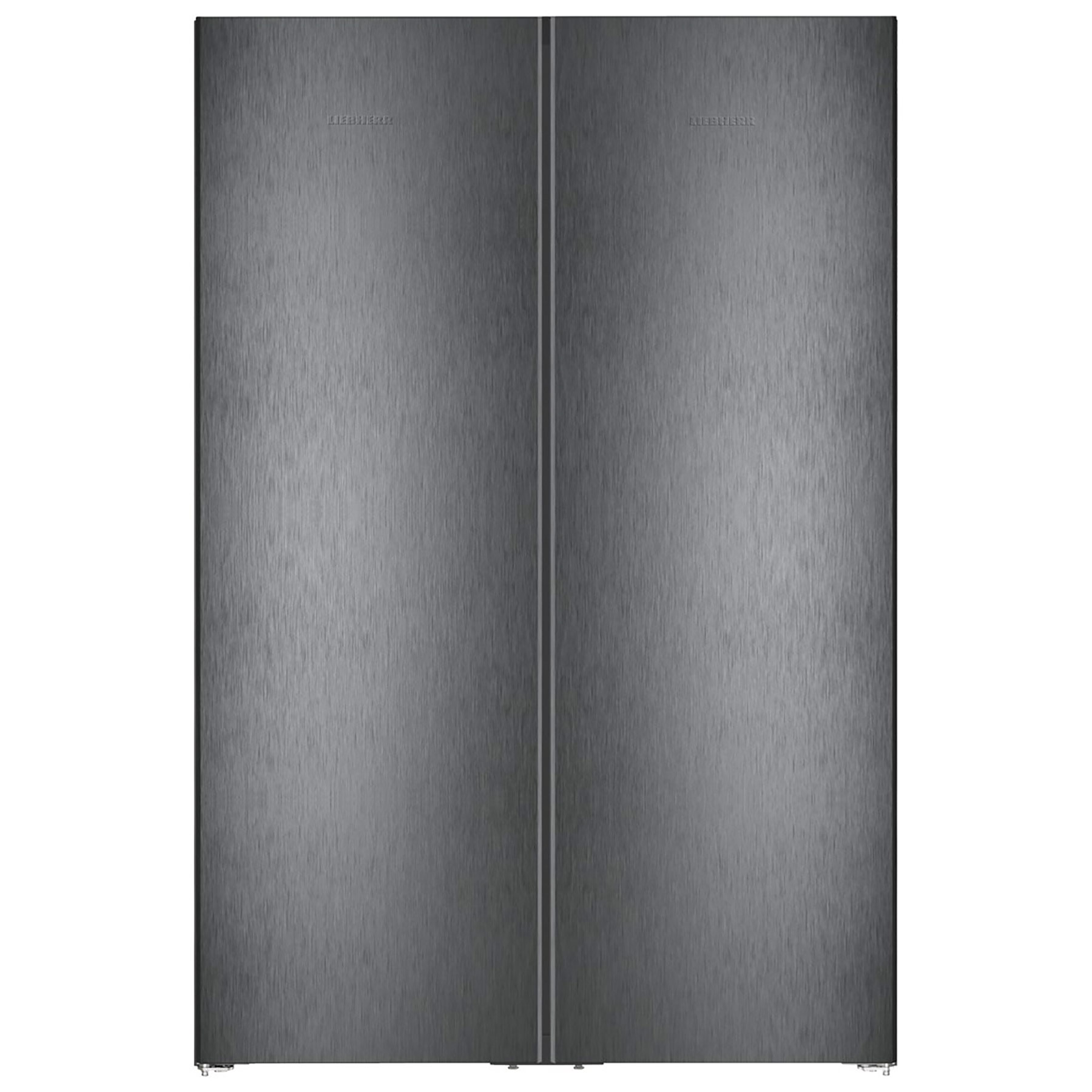 Image of Liebherr XRFBD5220 American Fridge Freezer in Black Steel E Rated