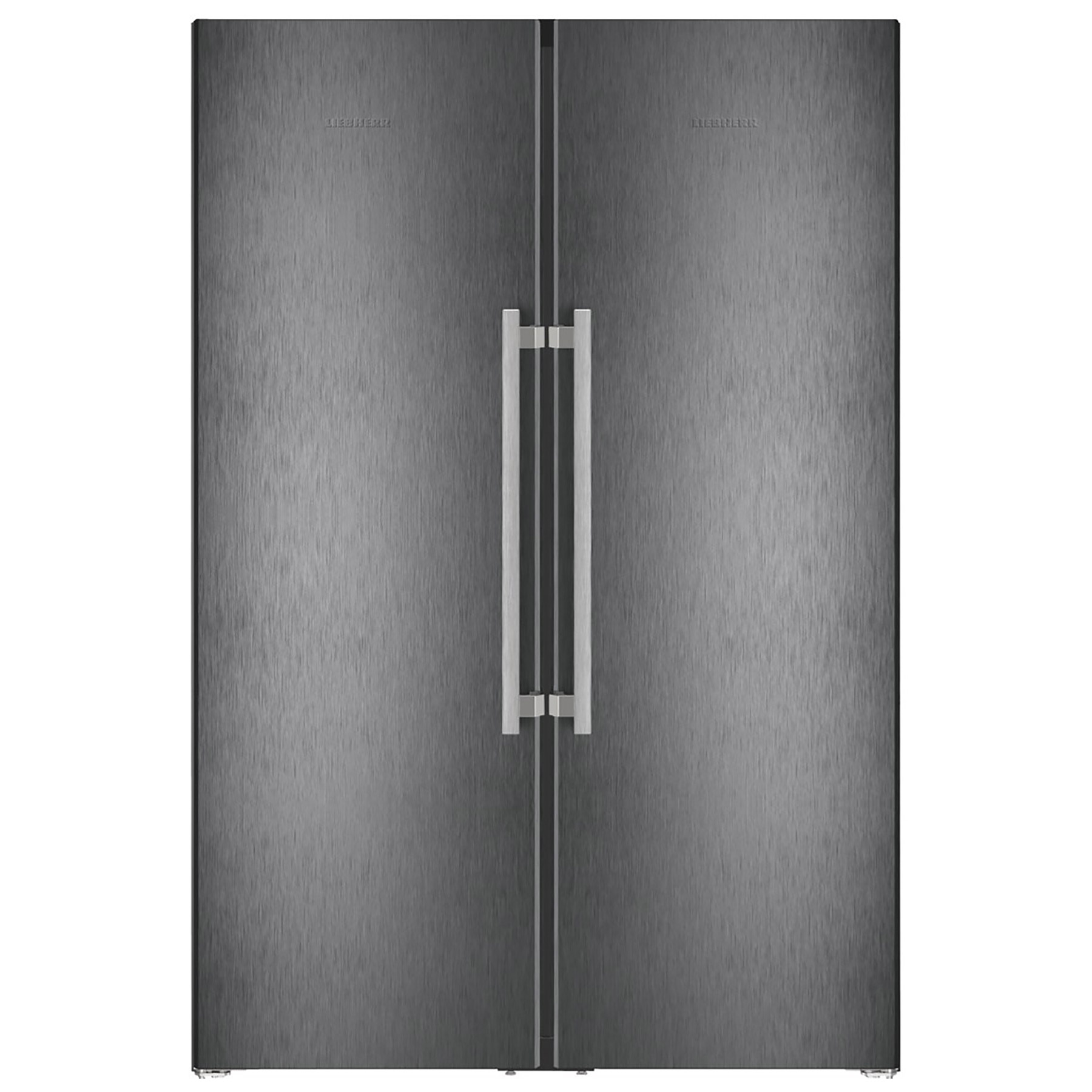 Liebherr XRFBS5295 American Fridge Freezer in Black Steel with Ice Wat
