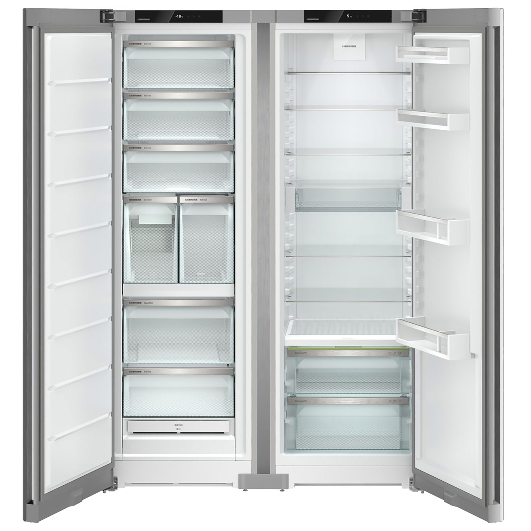 Liebherr XRFSF5245 American Fridge Freezer in Silver with Ice Plumbed, photo 3