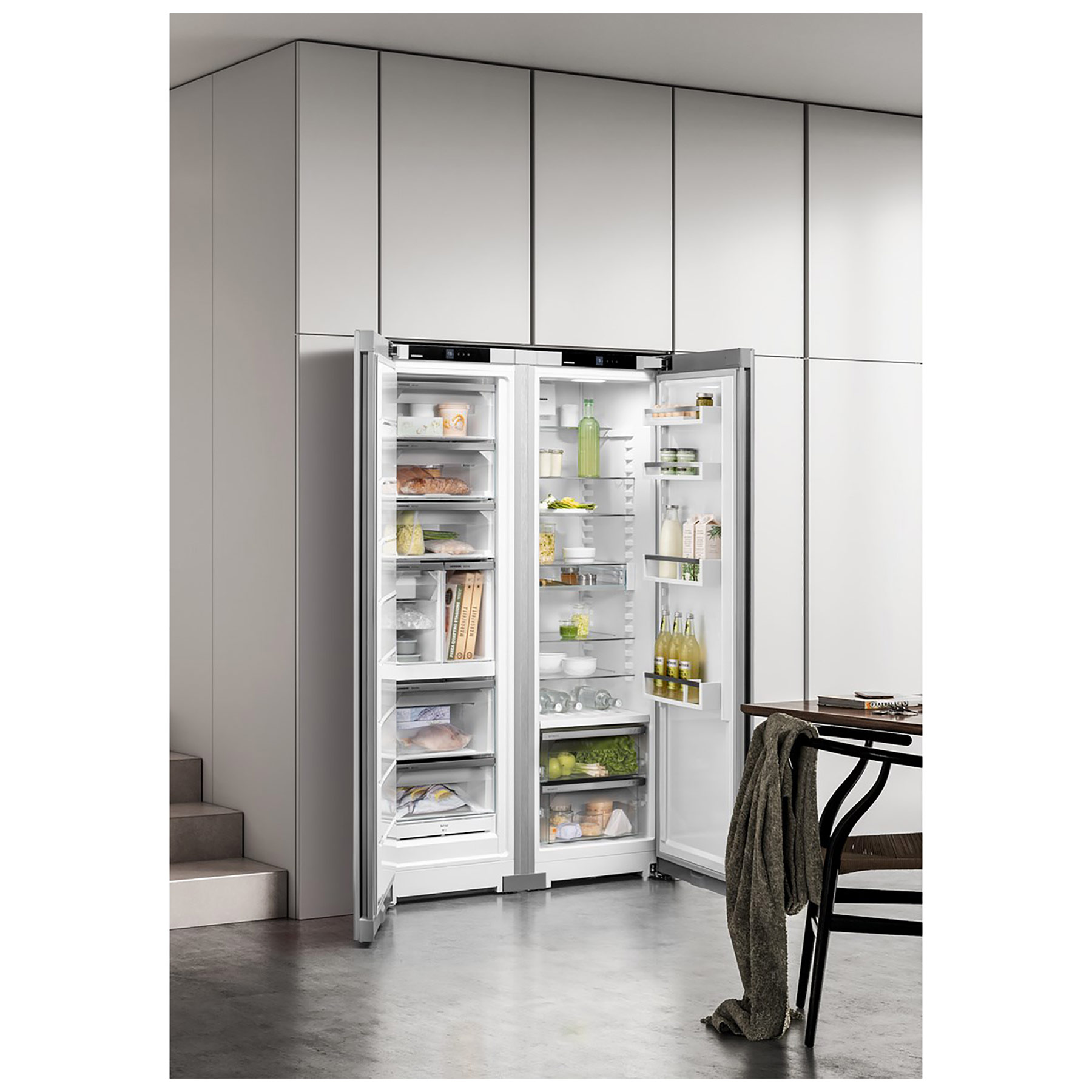 Liebherr XRFSF5245 American Fridge Freezer in Silver with Ice Plumbed, photo 4