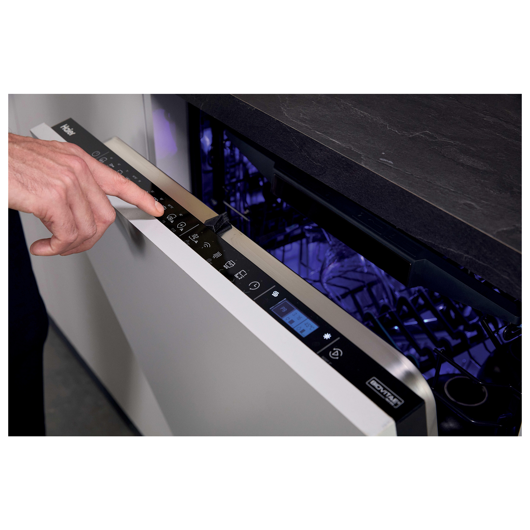 Haier XS 4A4M4BB-80 I-Pro Shine Series 6 Integrated Dishwasher 14 Place Settings, photo 4