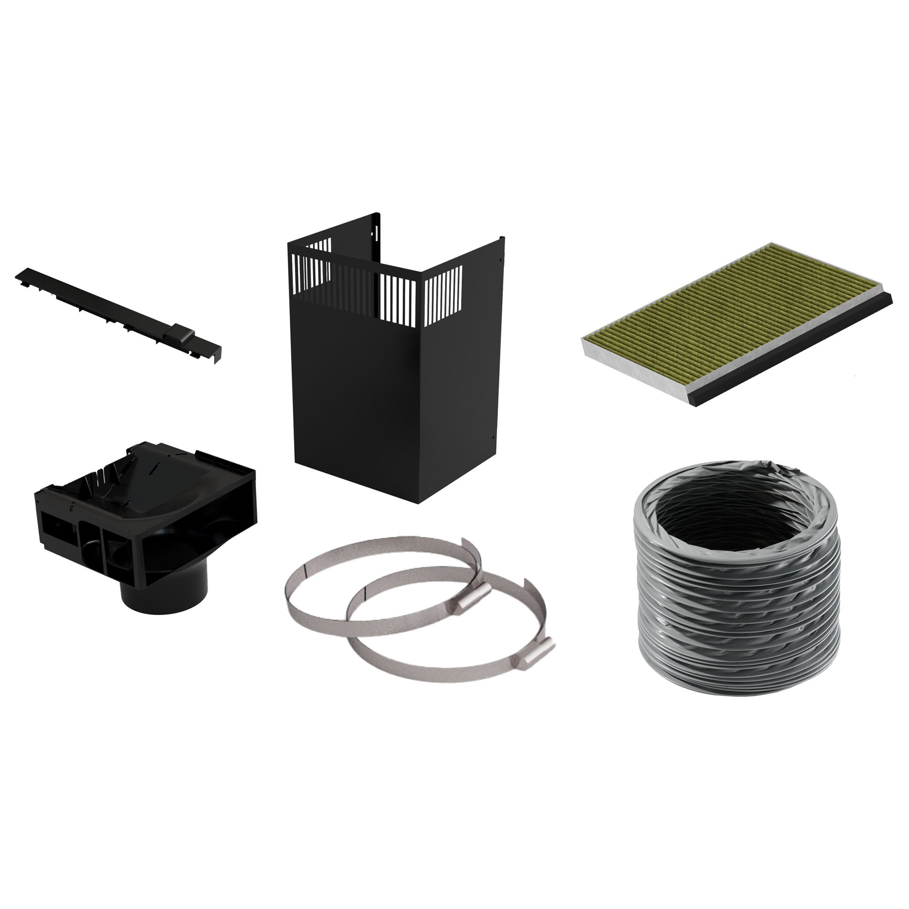 Neff Z51FBI1D6 Long Life Clean Air Recirculation Kit in Black