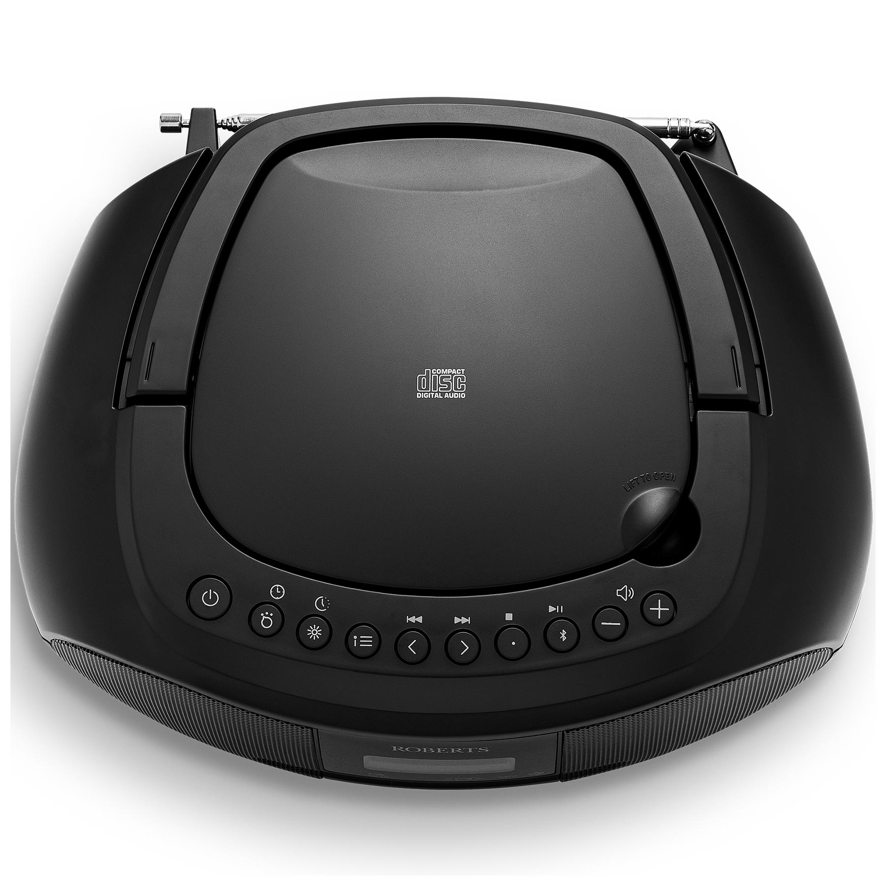 Roberts ZOOMBOX4BK DAB FM Portable Boombox with CD Player USB in Black, photo 3