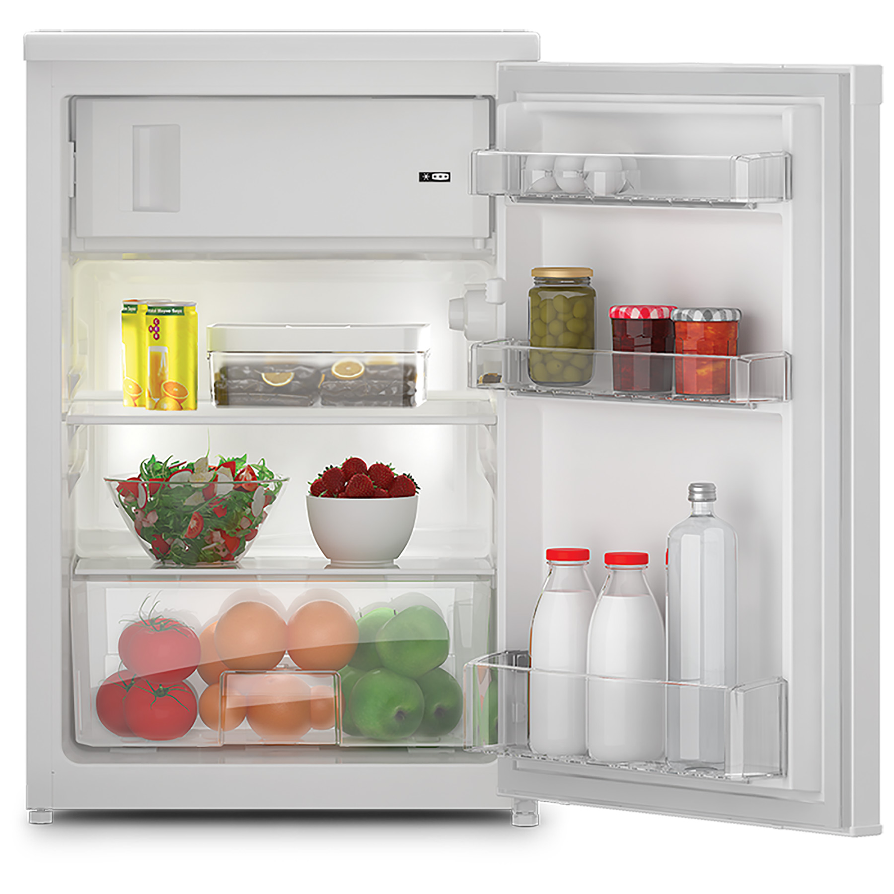 Image of Zenith ZRS4584W 55cm Undercounter Fridge in White E Rated Icebox 101L
